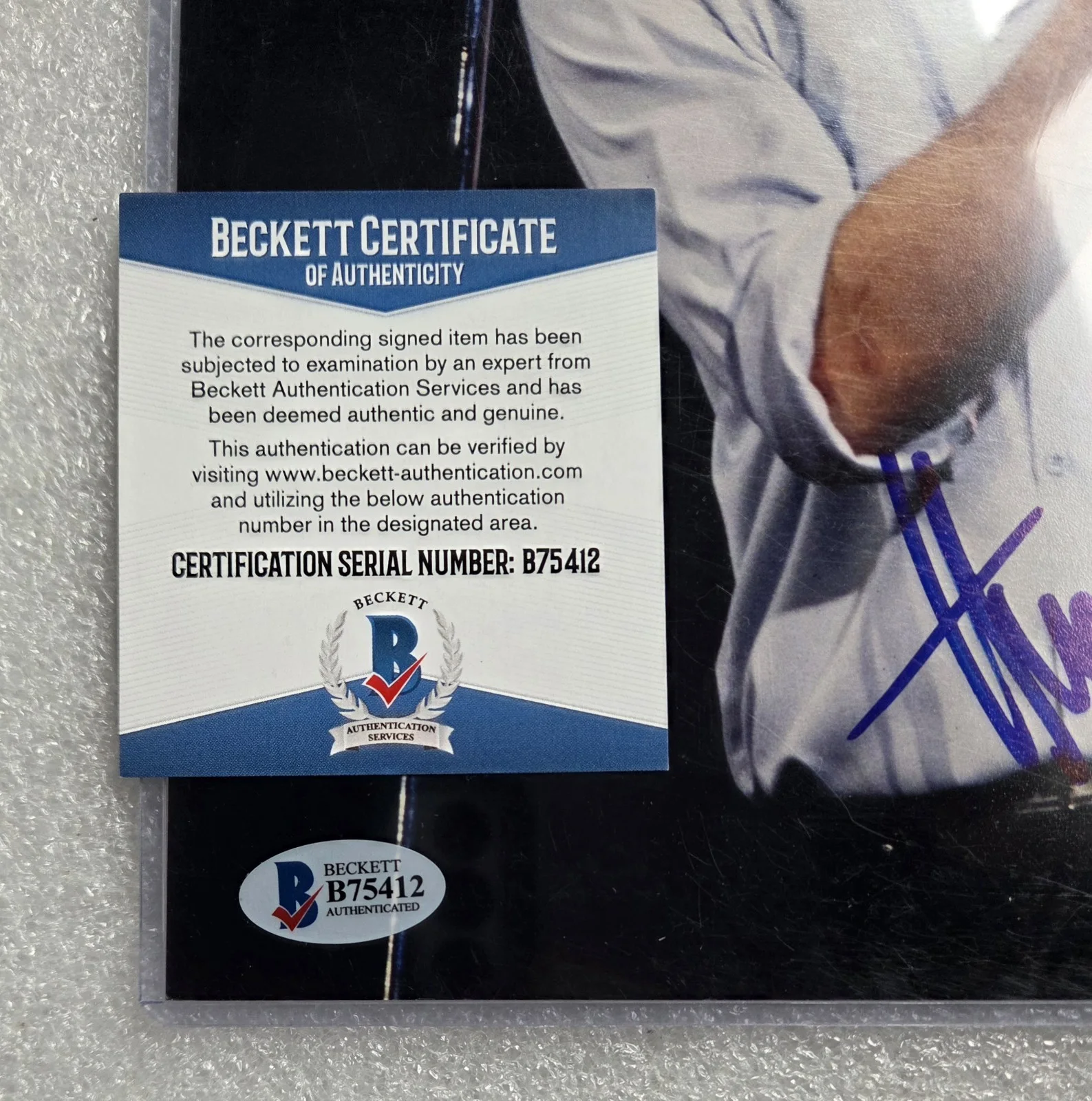 HUEY LEWIS SIGNED PHOTO BECKETT 8X10 BAS COA AND THE NEWS BAND MUSIC AUTOGRAPHED, изображение 3