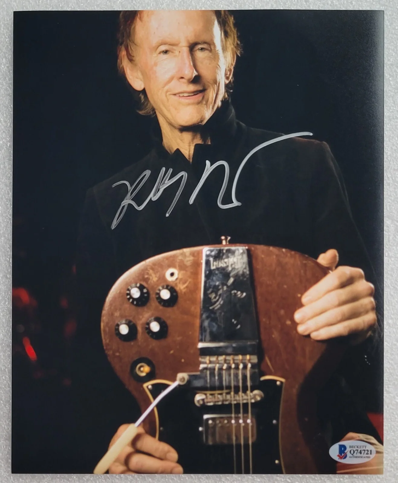 ROBBY KRIEGER SIGNED PHOTO BECKETT BAS COA AUTOGRAPHED 8X10 THE DOORS MUSIC BAND, image 2
