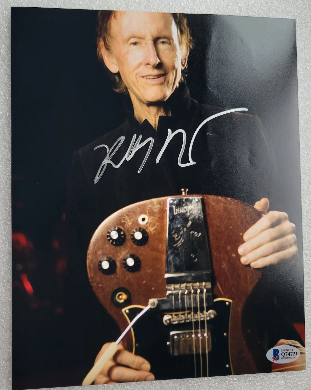 ROBBY KRIEGER SIGNED PHOTO BECKETT BAS COA AUTOGRAPHED 8X10 THE DOORS MUSIC BAND, image 3