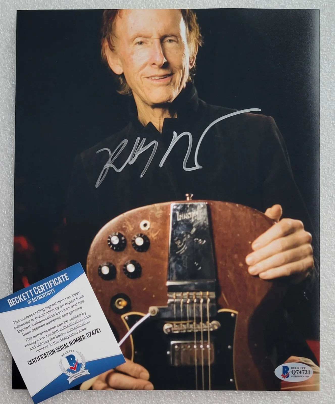 ROBBY KRIEGER SIGNED PHOTO BECKETT BAS COA AUTOGRAPHED 8X10 THE DOORS MUSIC BAND, image 4