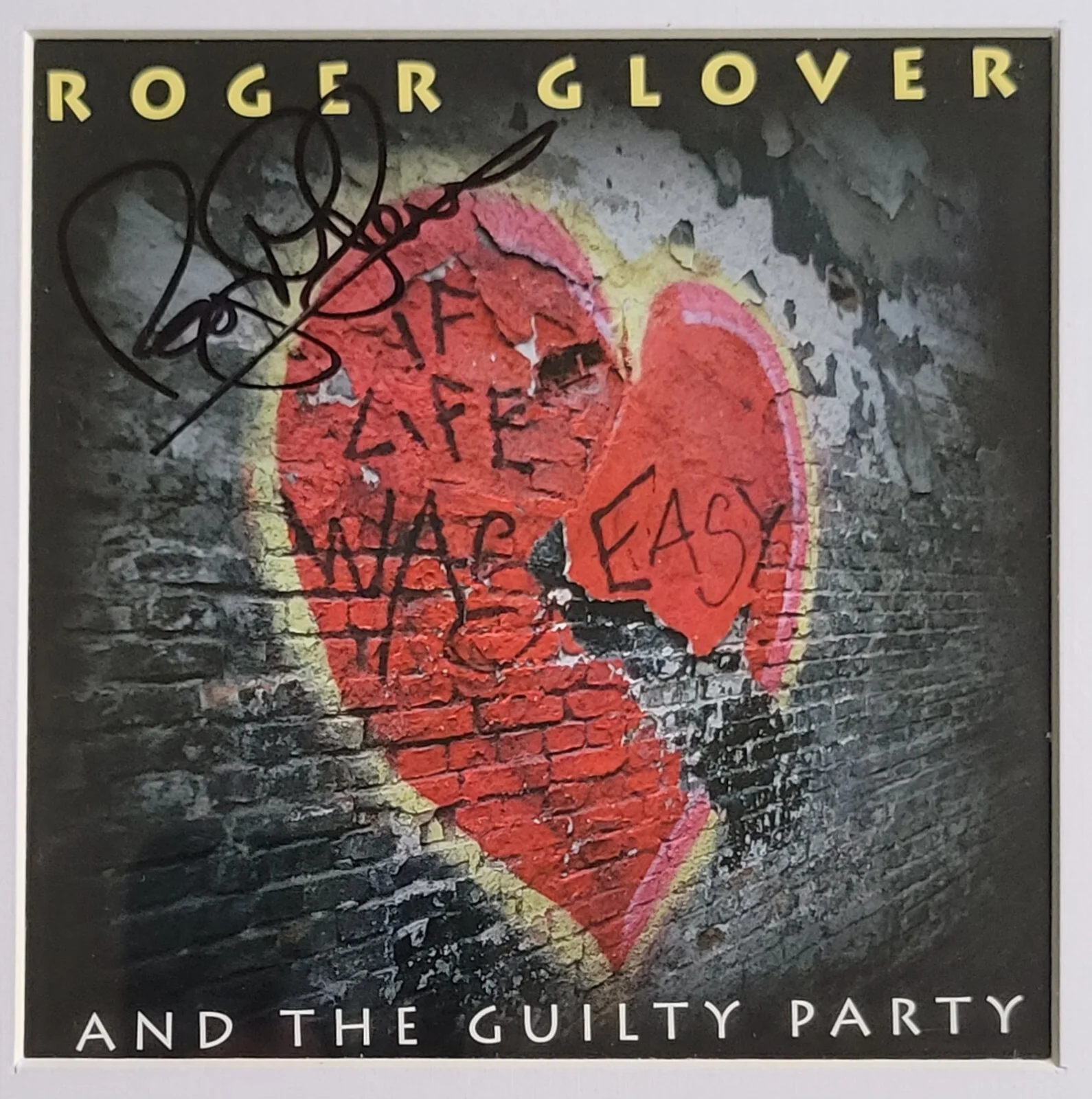 ROGER GLOVER SIGNED CD DISPLAY BECKETT BAS COA MUSIC AUTOGRAPHED DEEP PURPLE, image 3