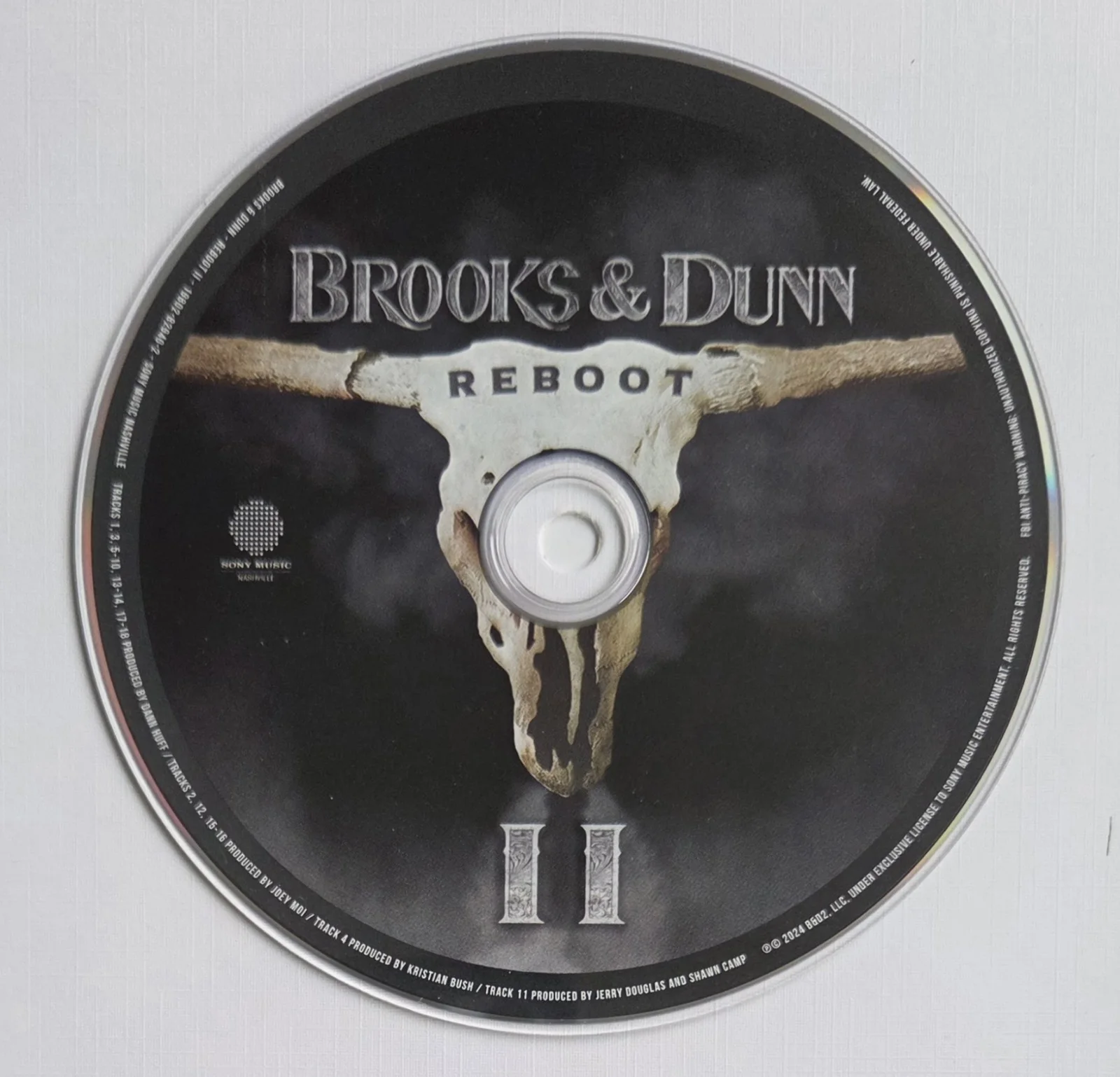 BROOKS AND DUNN AUTOGRAPHED BECKETT BAS COA SIGNED COUNTRY MUSIC CD DISPLAY, image 4