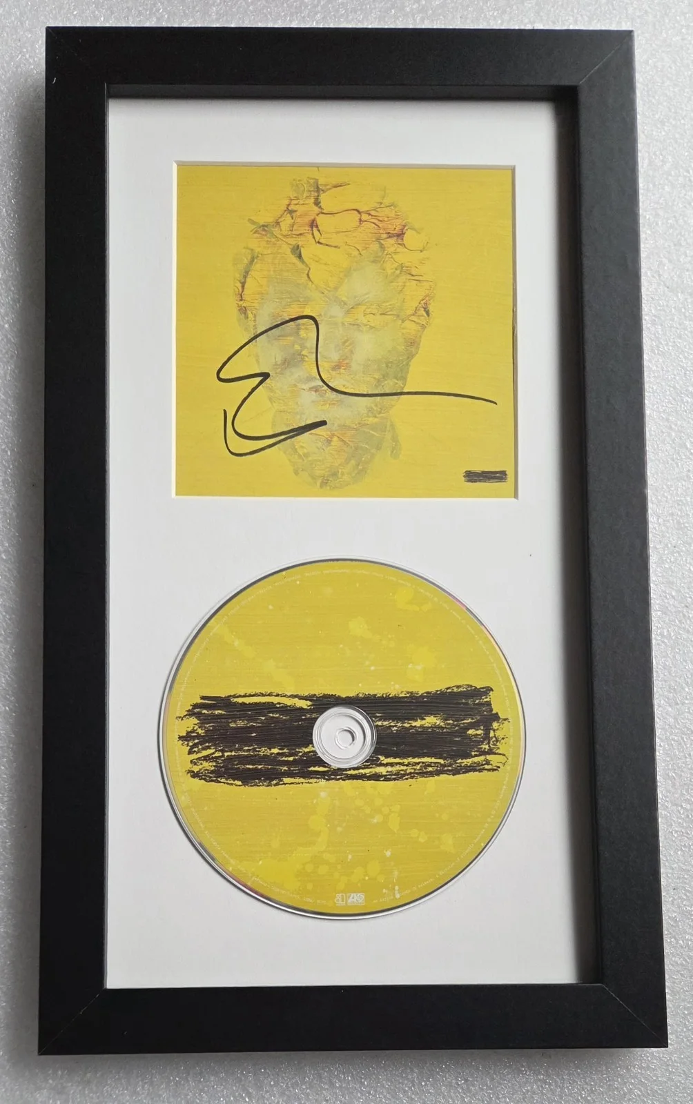 ED SHEERAN CD DISPLAY AUTOGRAPHED BECKETT COA SIGNED - SUBTRACT PRESENT GIFT, image 2