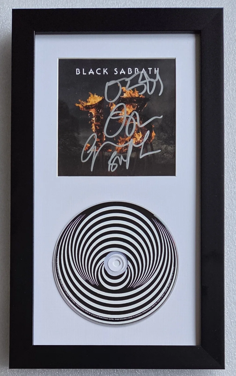 OZZY GEEZER BLACK SABBATH SIGNED CD BECKETT LOA BAS COA AUTOGRAPHED OSBOURNE, изображение 2