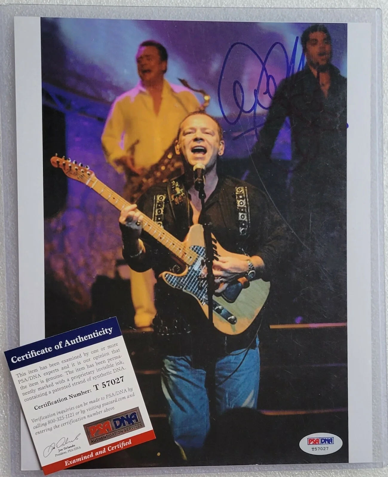 UB40 ALI CAMPBELL SIGNED PHOTO PSA/DNA COA MUSIC BAND SINGER AUTOGRAPHED 8X10, изображение 3