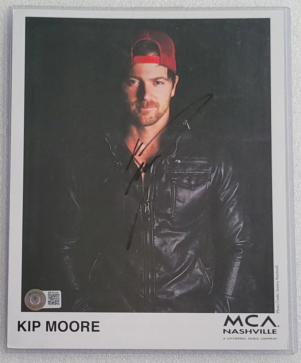 KIP MOORE SIGNED PROMO PHOTO BECKETT 8X10 BAS COA COUNTY MUSIC BAND AUTOGRAPHED, изображение 3