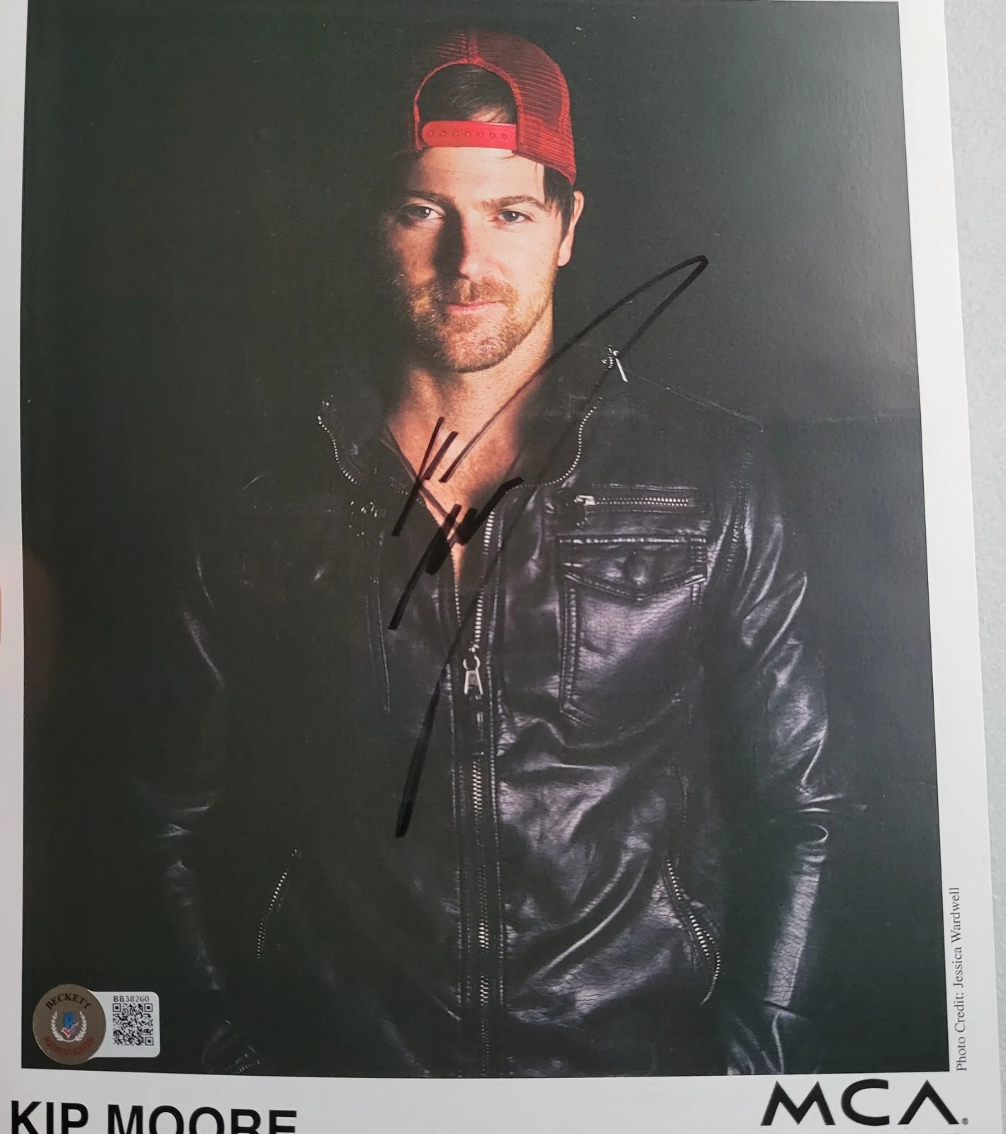 KIP MOORE SIGNED PROMO PHOTO BECKETT 8X10 BAS COA COUNTY MUSIC BAND AUTOGRAPHED, изображение 4