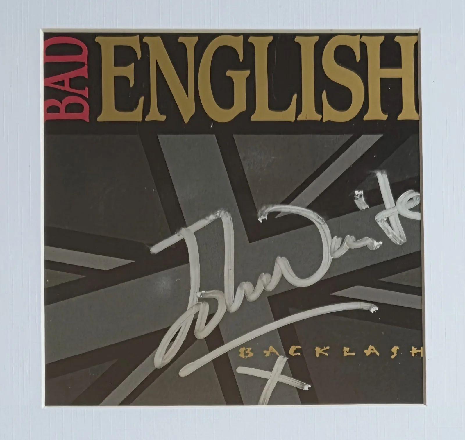 JOHN WAITE CD DISPLAY SIGNED BECKETT BAS COA AUTOGRAPHED ROCK BAND BAD ENGLISH, изображение 3