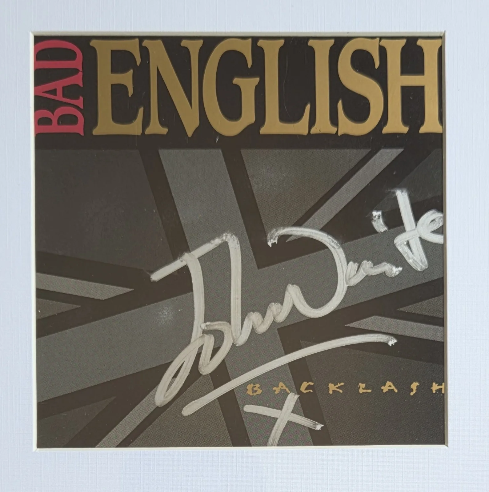 JOHN WAITE CD DISPLAY SIGNED BECKETT BAS COA AUTOGRAPHED ROCK BAND BAD ENGLISH, изображение 5