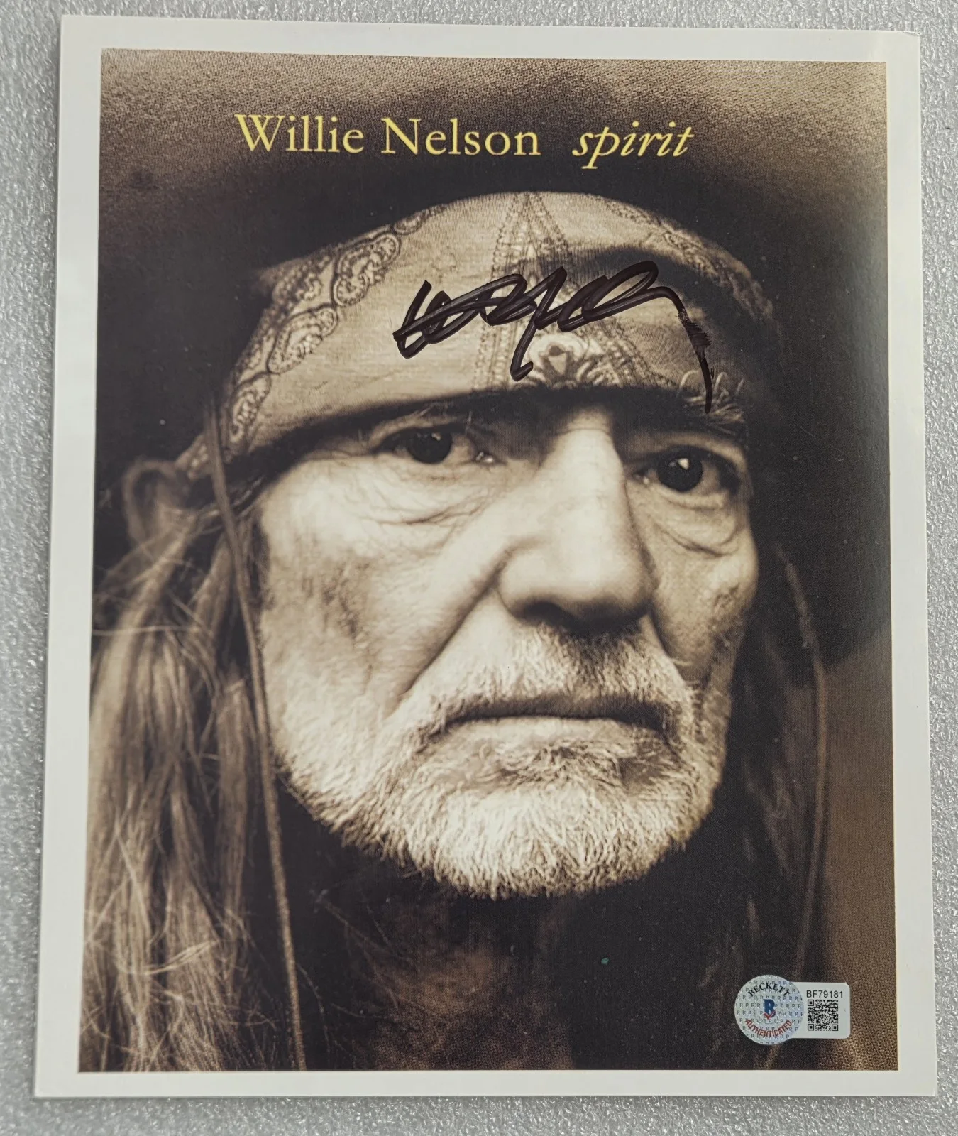 WILLIE NELSON SIGNED BECKETT BAS COA 8X10 PROMO PHOTO COUNTRY MUSIC AUTOGRAPHED, изображение 2