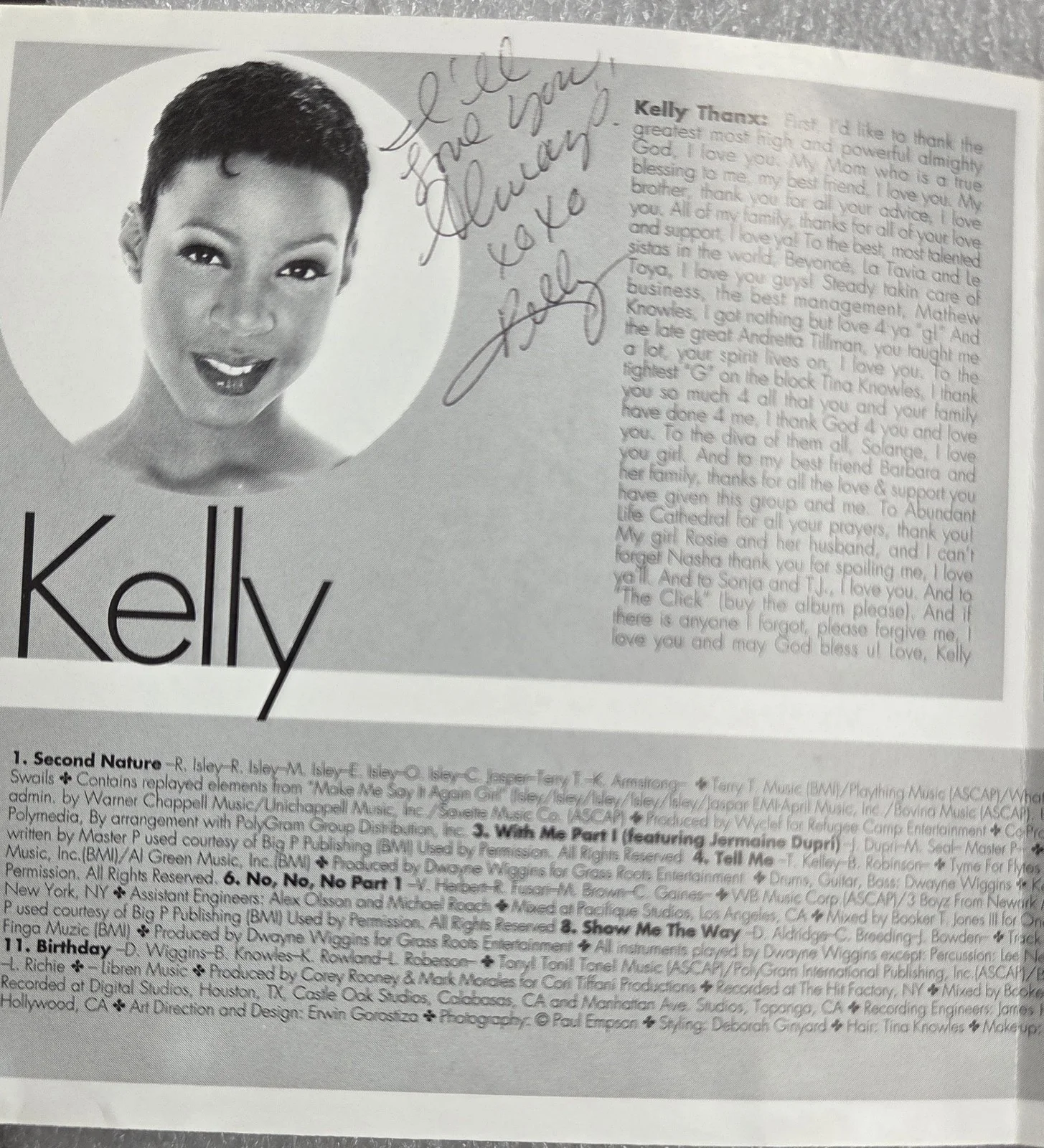 DESTINY'S CHILD SIGNED CD BOOKLET BECKETT LOA BAS COA AUTOGRAPHED MUSIC BEYONCE, image 5