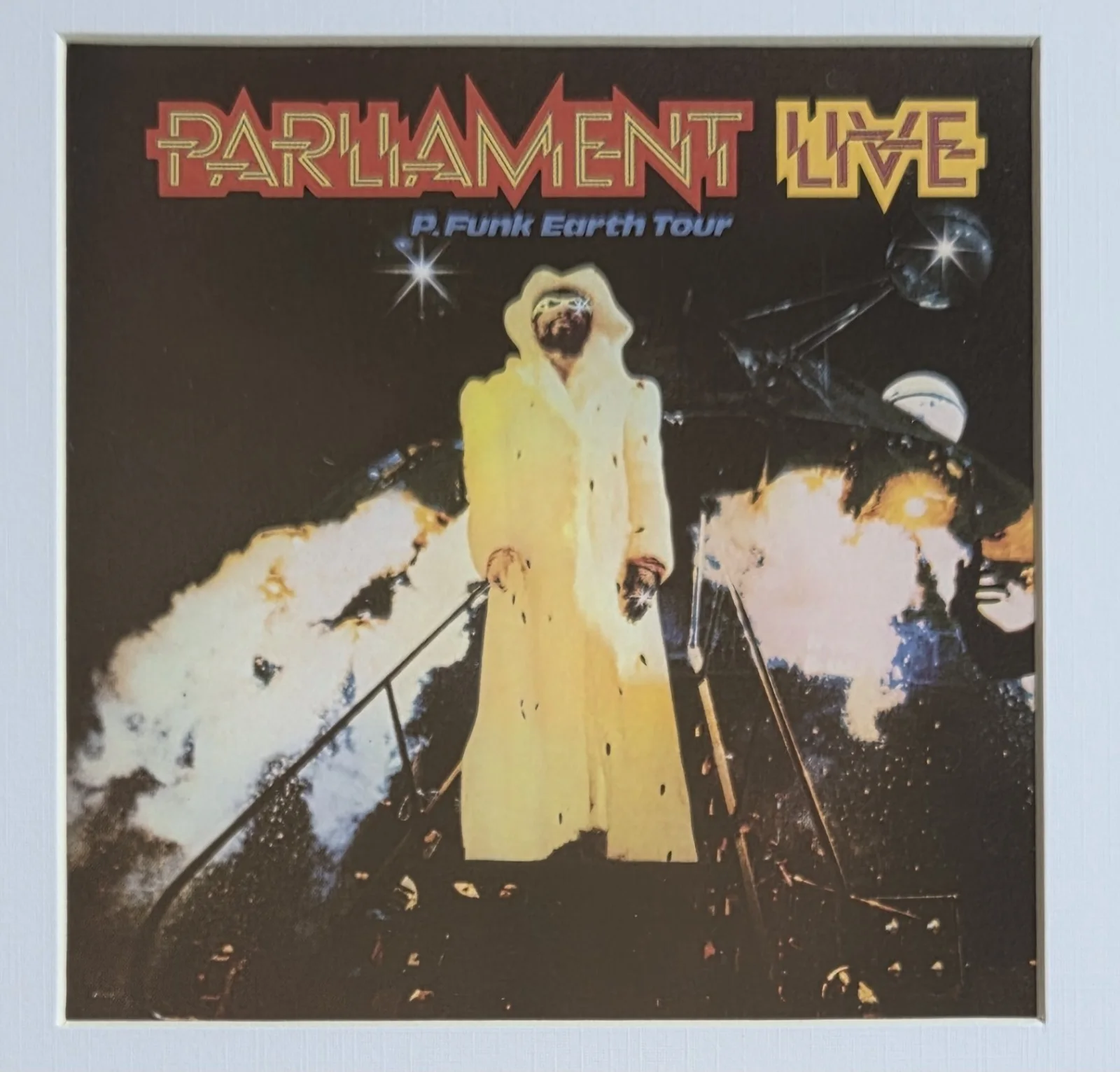 GEORGE CLINTON CD DISPLAY AUTOGRAPHED BECKETT BAS COA SIGNED MUSIC PARLIAMENT, image 5
