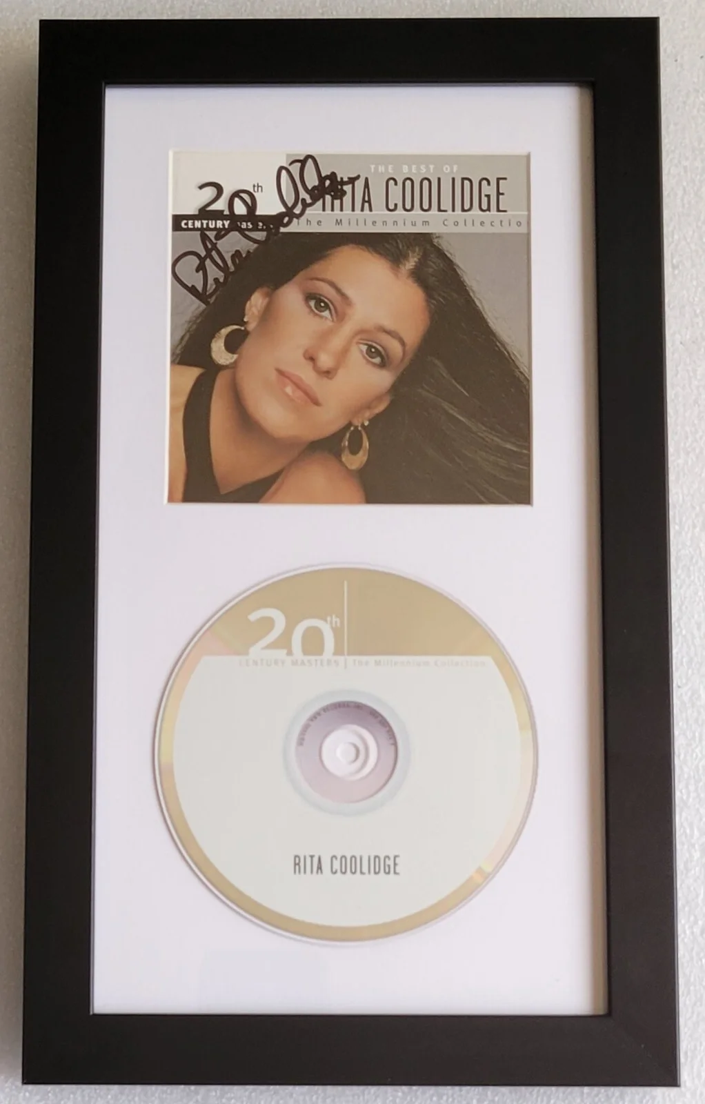 RITA COOLIDGE CD DISPLAY AUTOGRAPHED BECKETT BAS COA SIGNED POP MUSIC SINGER, image 2