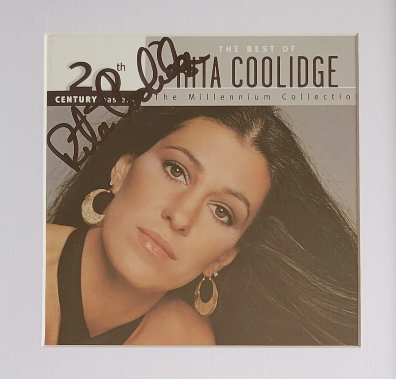RITA COOLIDGE CD DISPLAY AUTOGRAPHED BECKETT BAS COA SIGNED POP MUSIC SINGER, image 3