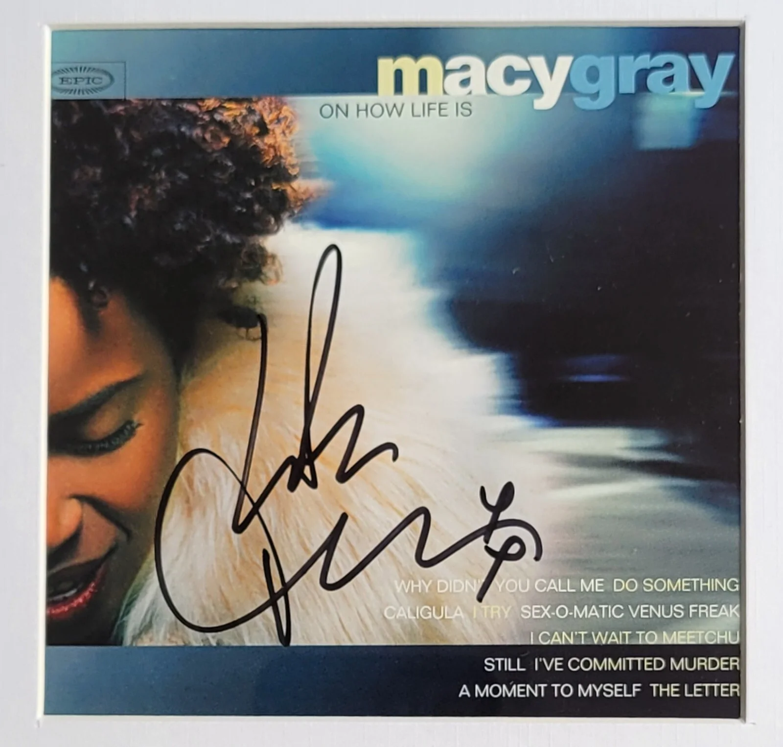 MACY GRAY CD DISPLAY JSA COA MAC SIGNED MUSIC SINGER AUTOGRAPHED ON HOW LIFE IS, image 3