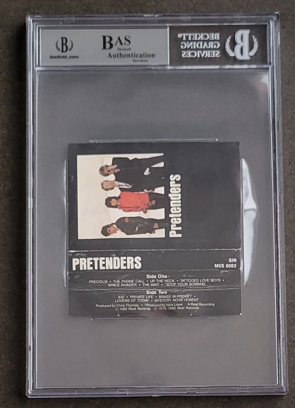 CHRISSIE HYNDE SIGNED SLABBED BECKETT BAS COA THE PRETENDERS BAND AUTOGRAPHED, изображение 2