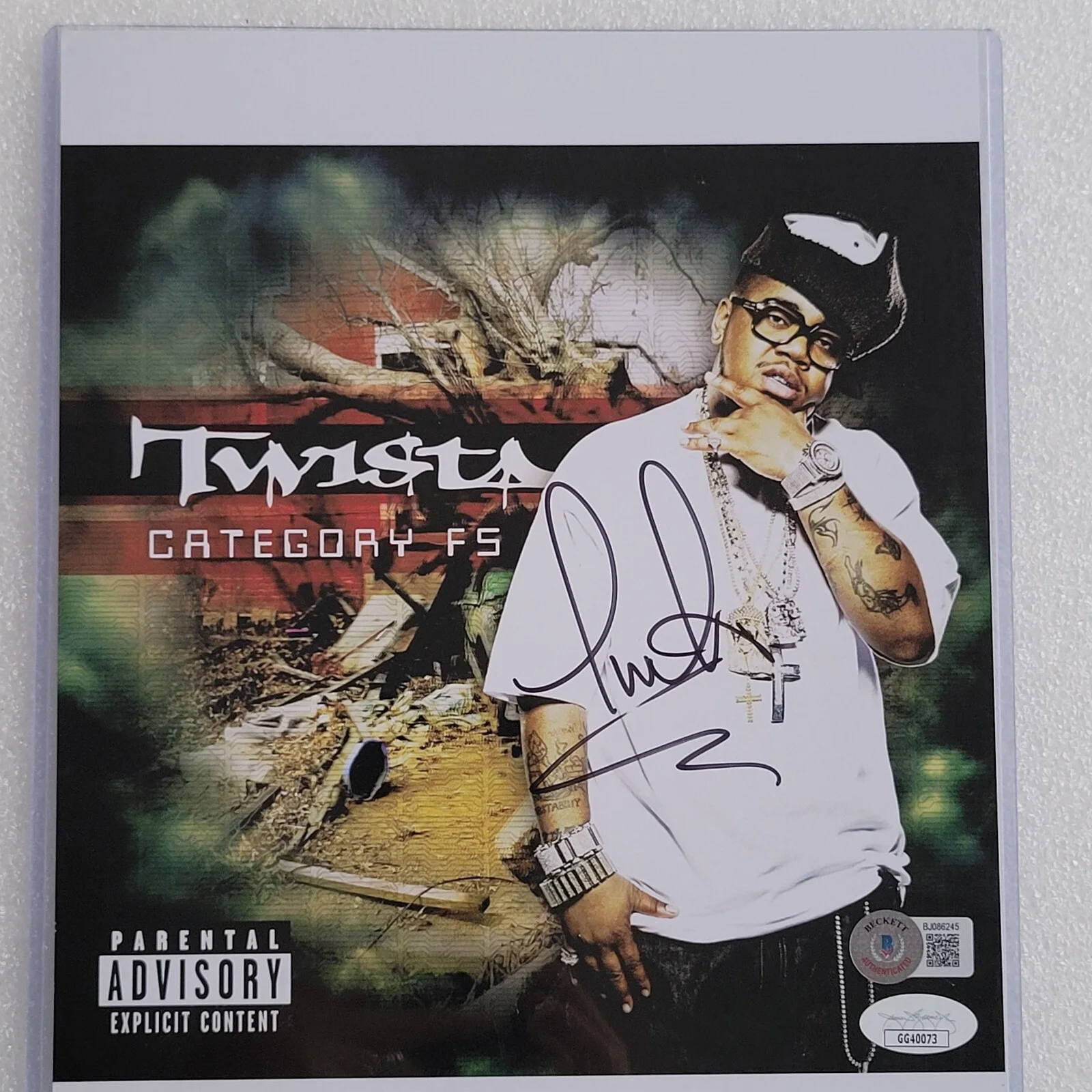 TWISTA SIGNED JSA BECKETT BAS COA 8X10 PHOTO AUTOGRAPHED RAP MUSIC RAPPER RARE, изображение 3