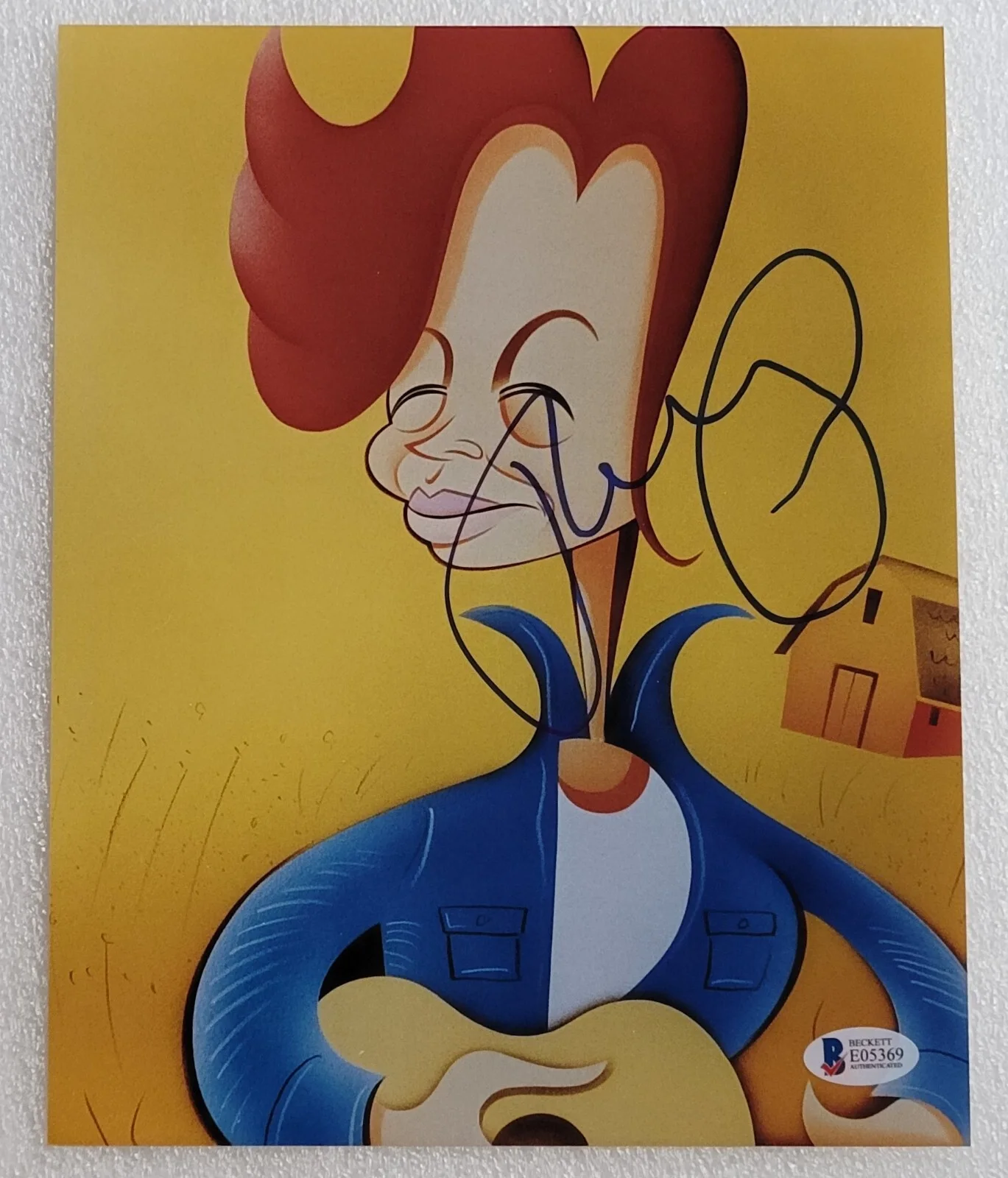 JOHN COUGAR MELLENCAMP SIGNED 8X10 PHOTO BECKETT BAS COA ACTOR AUTOGRAPHED, изображение 3