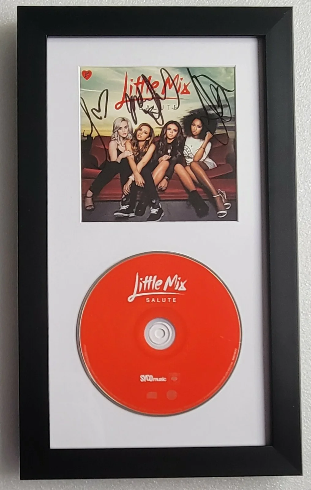 LITTLE MIX AUTOGRAPHED BECKETT BAS LOA COA BAND SIGNED MUSIC CD DISPLAY LETTER, изображение 3