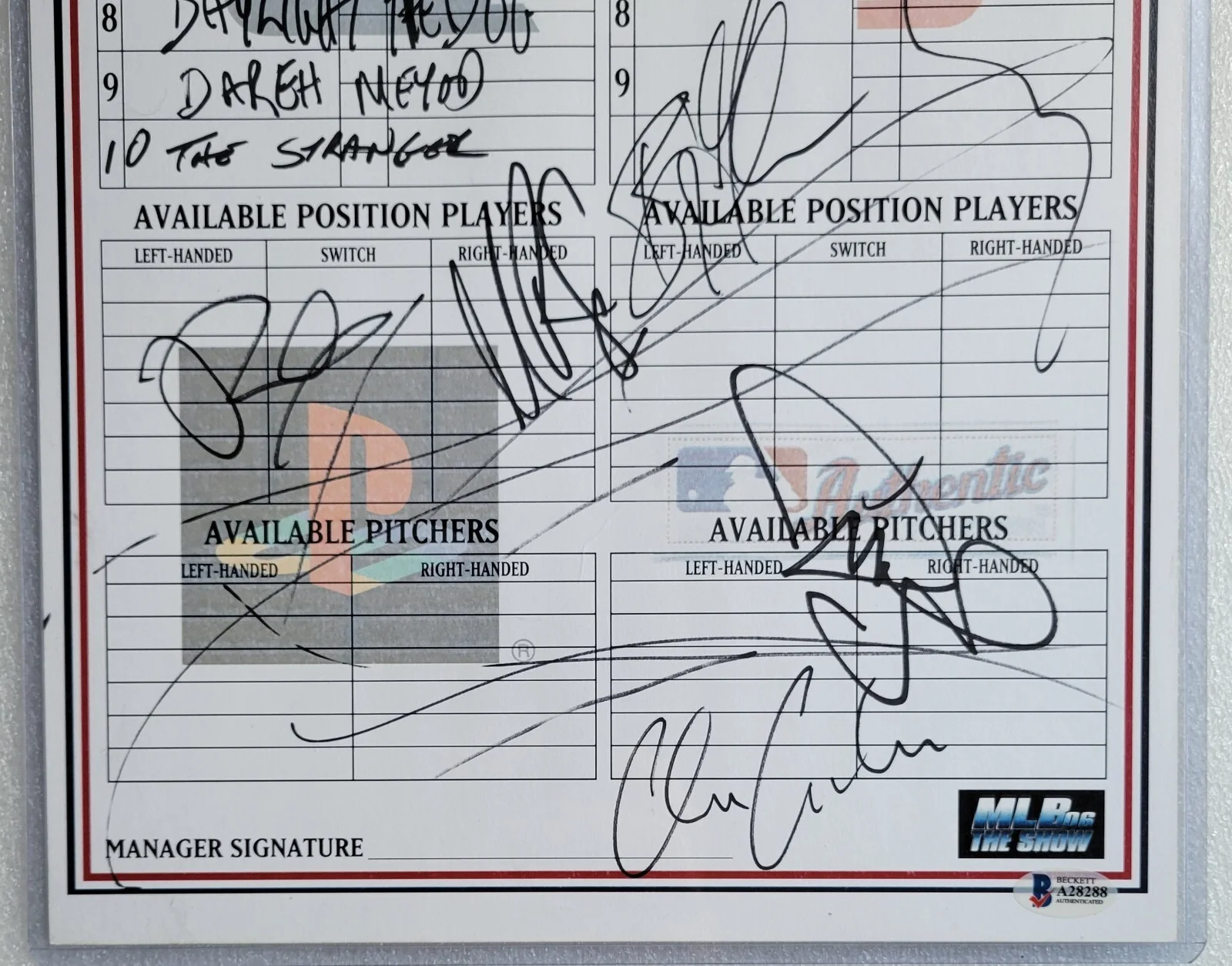 O.A.R. BAND AUTOGRAPHED BECKETT BAS LOA COA SIGNED ROCK MLB CERTIFIED POSTER, изображение 4