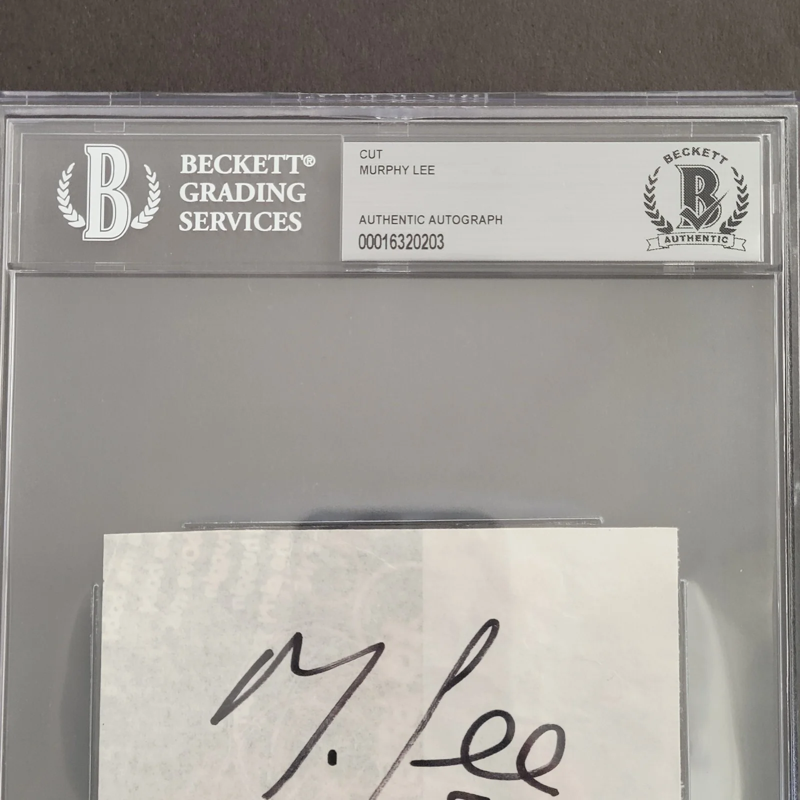 MURPHY LEE SIGNED SLABBED BECKETT BAS COA ST. LUNATICS RAP AUTOGRAPHED RAPPER, image 3