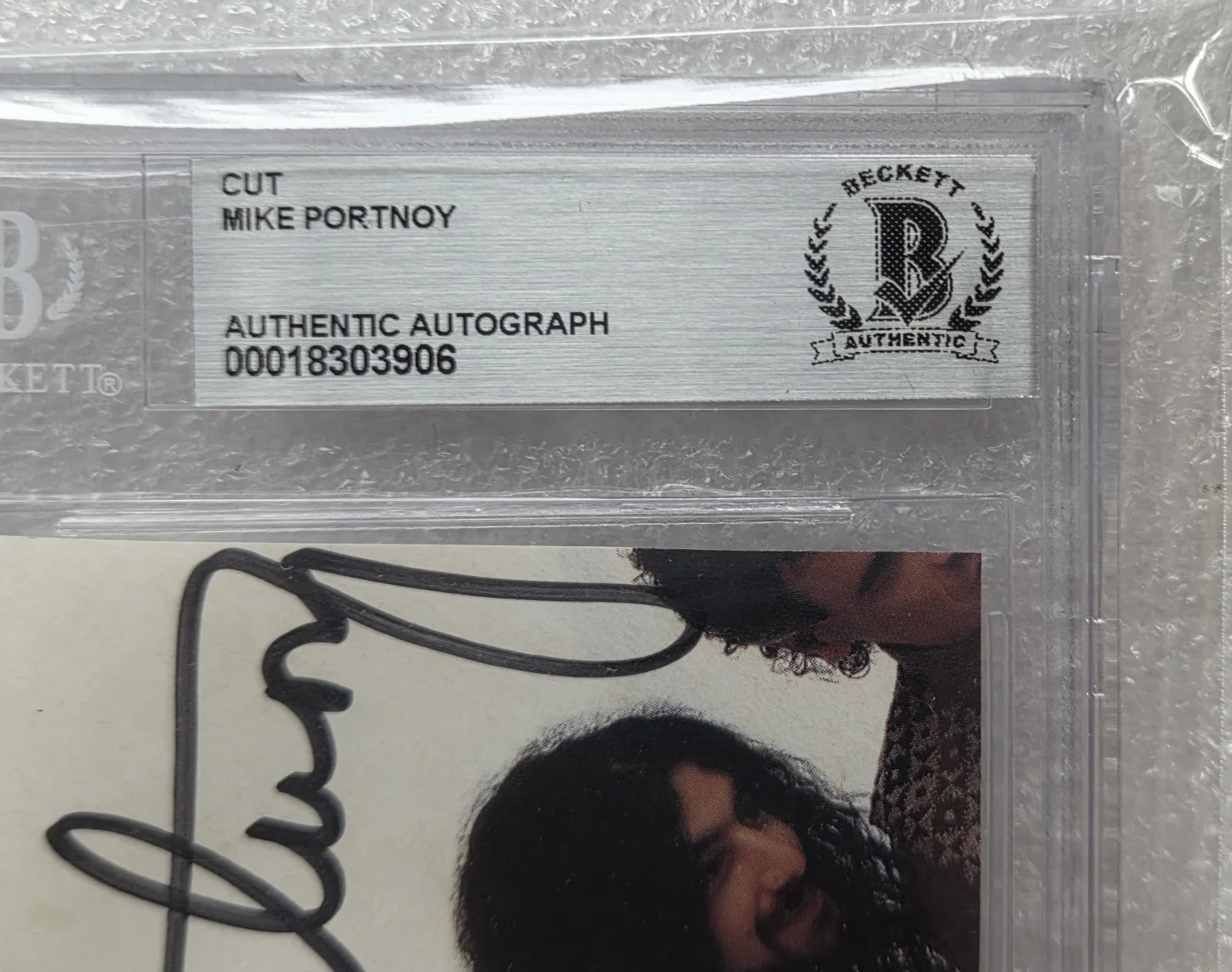MIKE PORTNOY SIGNED SLABBED BECKETT BAS COA DRUMMER AUTOGRAPHED DREAM THEATER, image 2