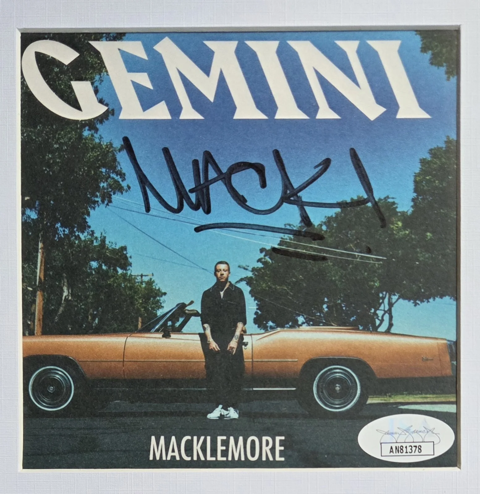 MACKLEMORE CD DISPLAY JSA CERTIFIED COA SIGNED MUSIC AUTOGRAPHED GIFT PRESENT, image 3