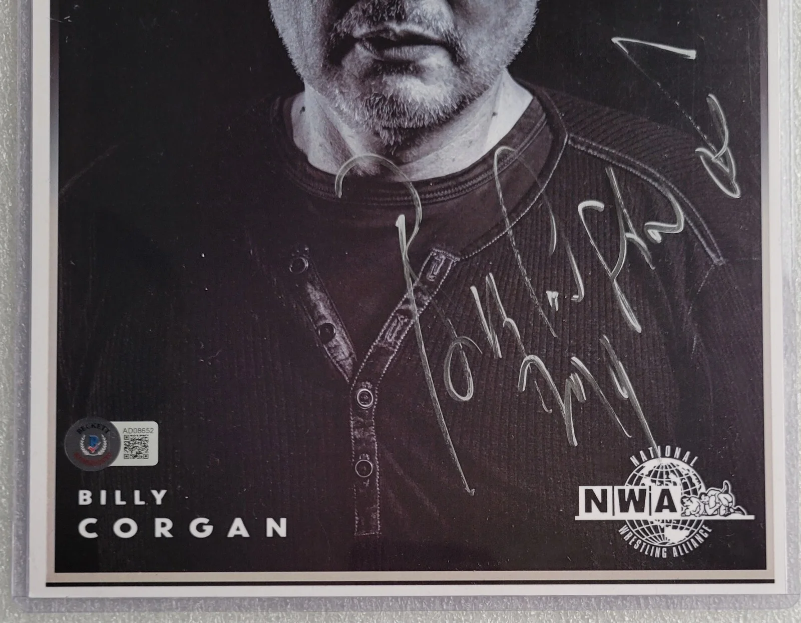 BILLY CORGAN SIGNED BECKETT BAS COA PHOTO AUTOGRAPHED SMASHING PUMPKINS SINGER, image 4