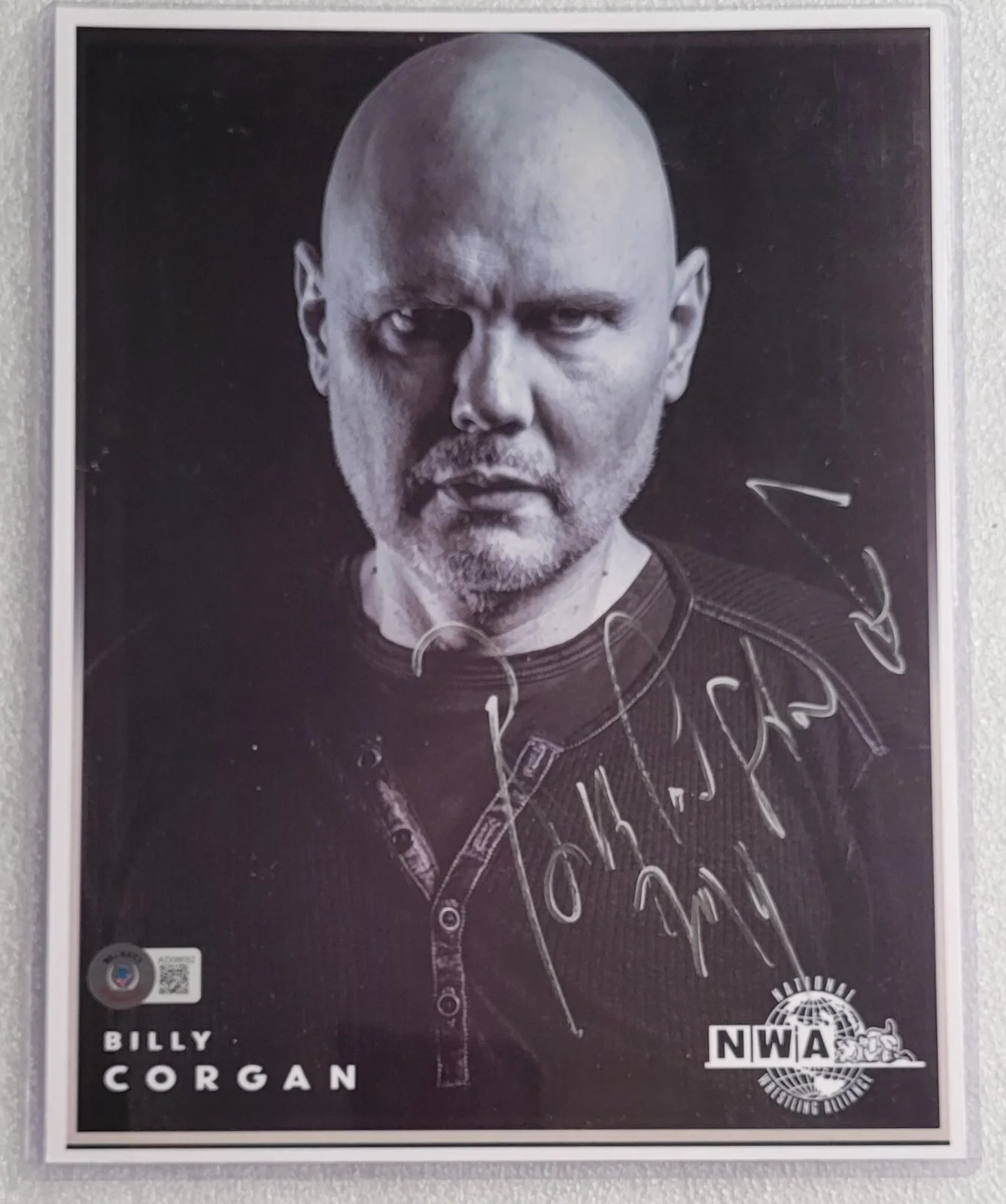 BILLY CORGAN SIGNED BECKETT BAS COA PHOTO AUTOGRAPHED SMASHING PUMPKINS SINGER, image 5