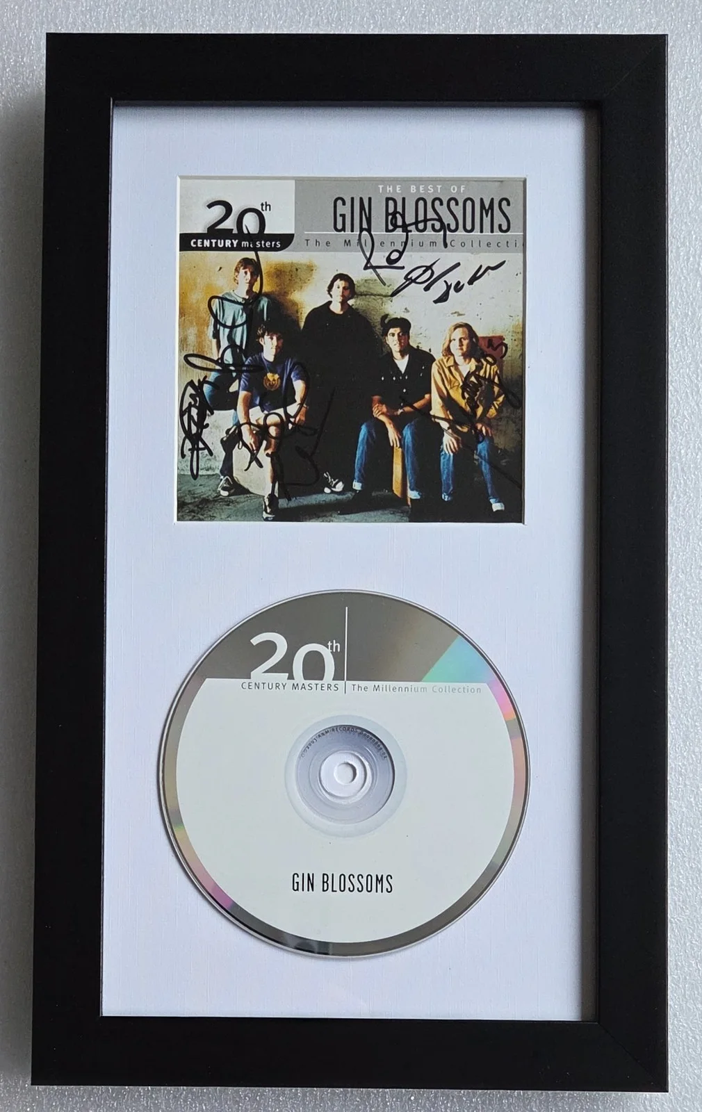 GIN BLOSSOMS SIGNED CD BECKETT LOA BAS COA AUTOGRAPHED WITH PHILLIP RHODES RARE, изображение 2