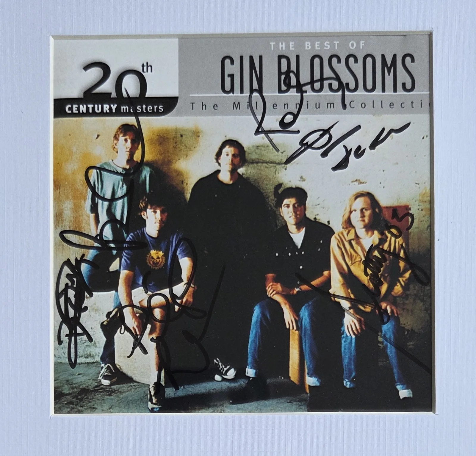 GIN BLOSSOMS SIGNED CD BECKETT LOA BAS COA AUTOGRAPHED WITH PHILLIP RHODES RARE, изображение 3