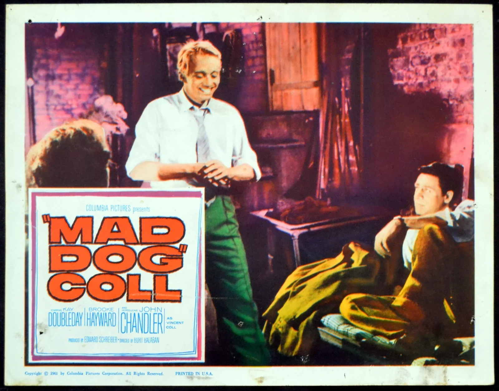 MAD DOG COLL 1961 John Davis Chandler Kay Doubleday Brooke Hayward 3 LOBBY CARDS, изображение 2
