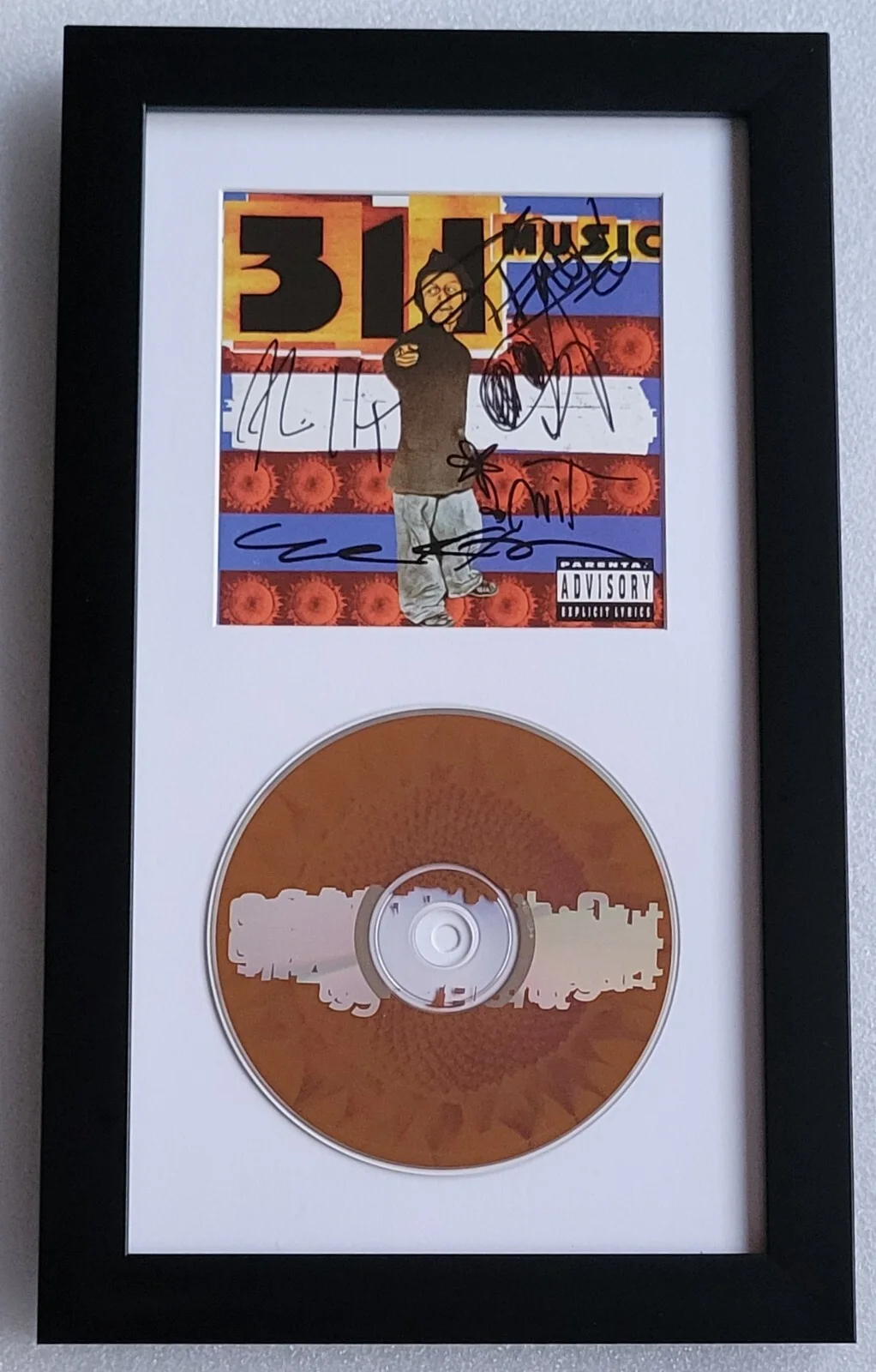 311 AUTOGRAPHED BECKETT COA LOA BAS CD DISPLAY SIGNED MUSIC FULL LETTER HEXAM, image 2