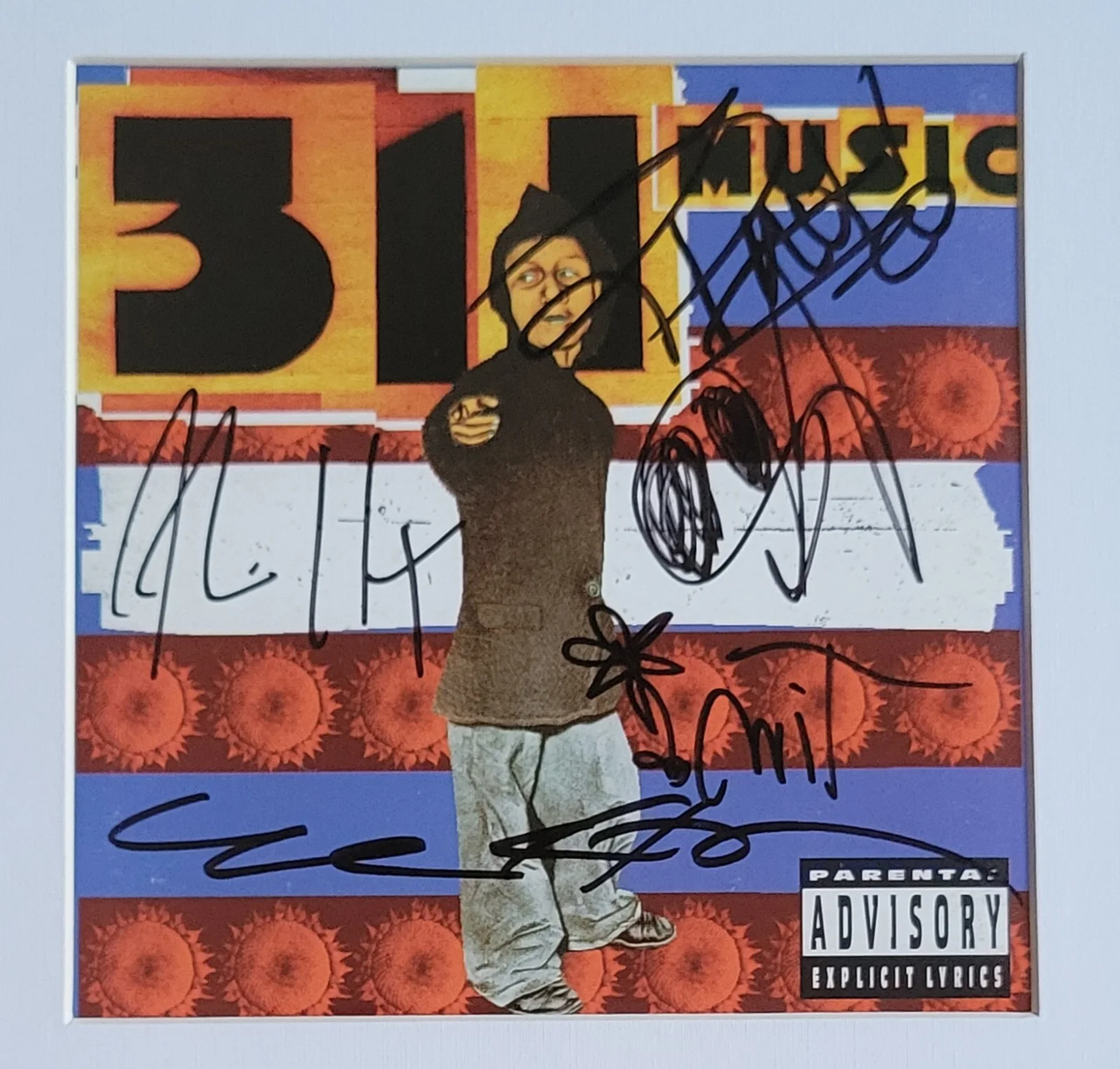 311 AUTOGRAPHED BECKETT COA LOA BAS CD DISPLAY SIGNED MUSIC FULL LETTER HEXAM, image 3
