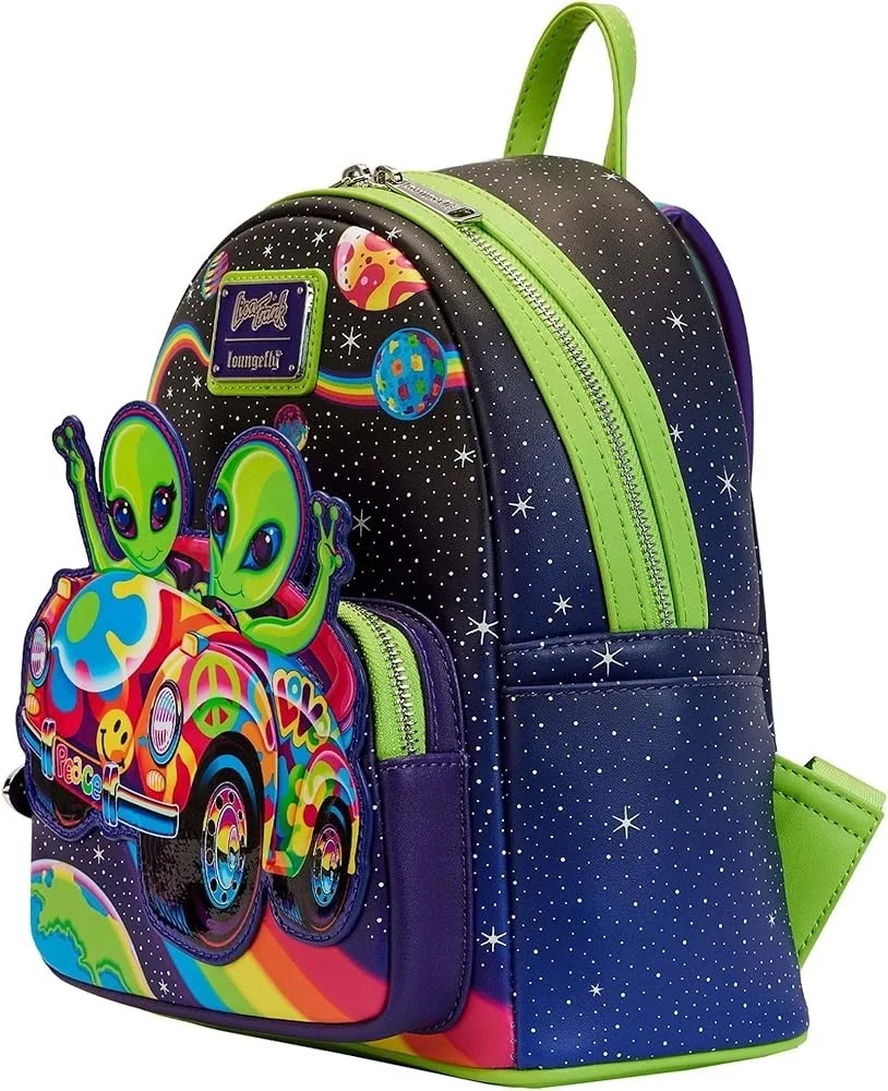 Loungefly Lisa Frank Cosmic Alien Ride Backpack Brand New With Tags, image 2