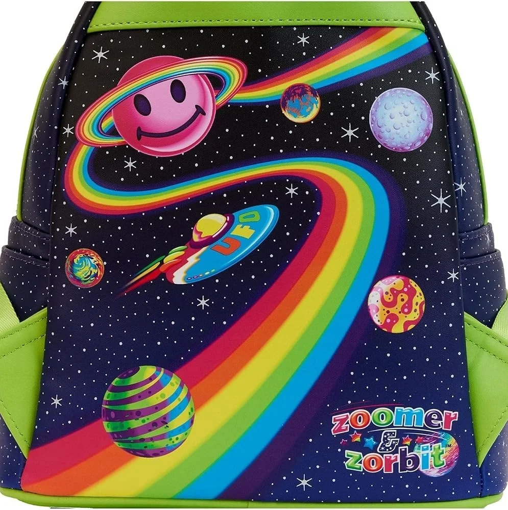 Loungefly Lisa Frank Cosmic Alien Ride Backpack Brand New With Tags, image 4