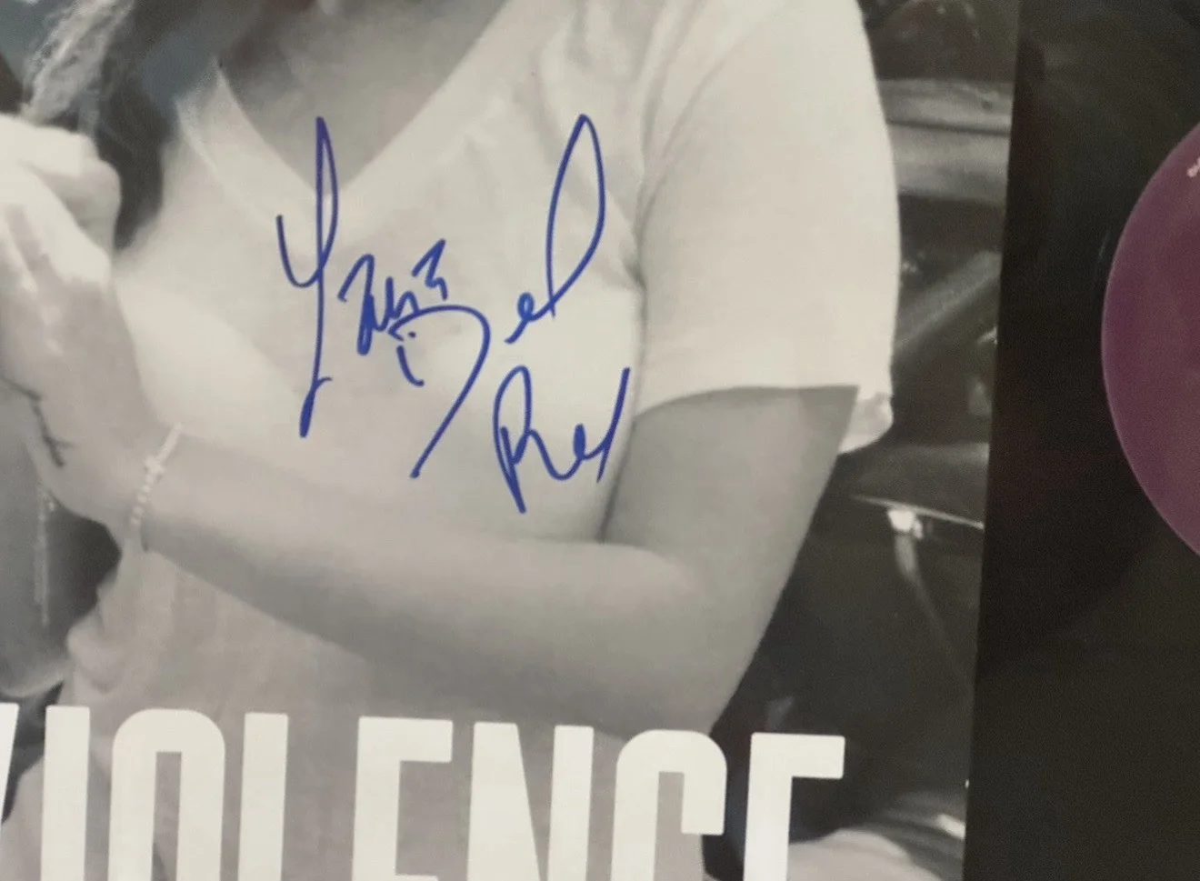 Lana Del Rey Hand Signed Custom Framed ULTRAVIOLENCE Vinyl PSA/DNA COA, изображение 2
