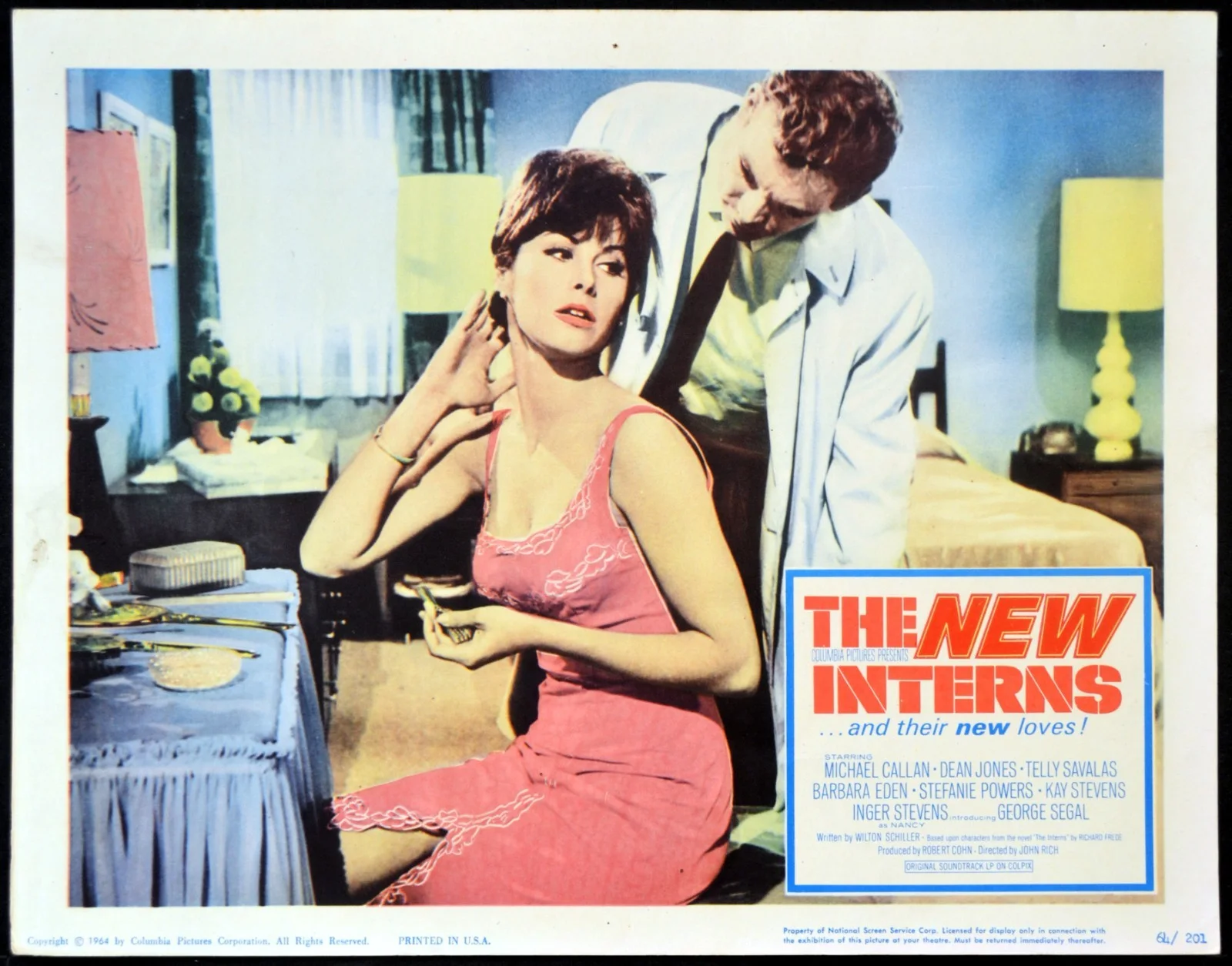 NEW INTERNS 1964 George Segal, Stefanie Powers, Inger Stevens 5 LOBBY CARDS, изображение 3
