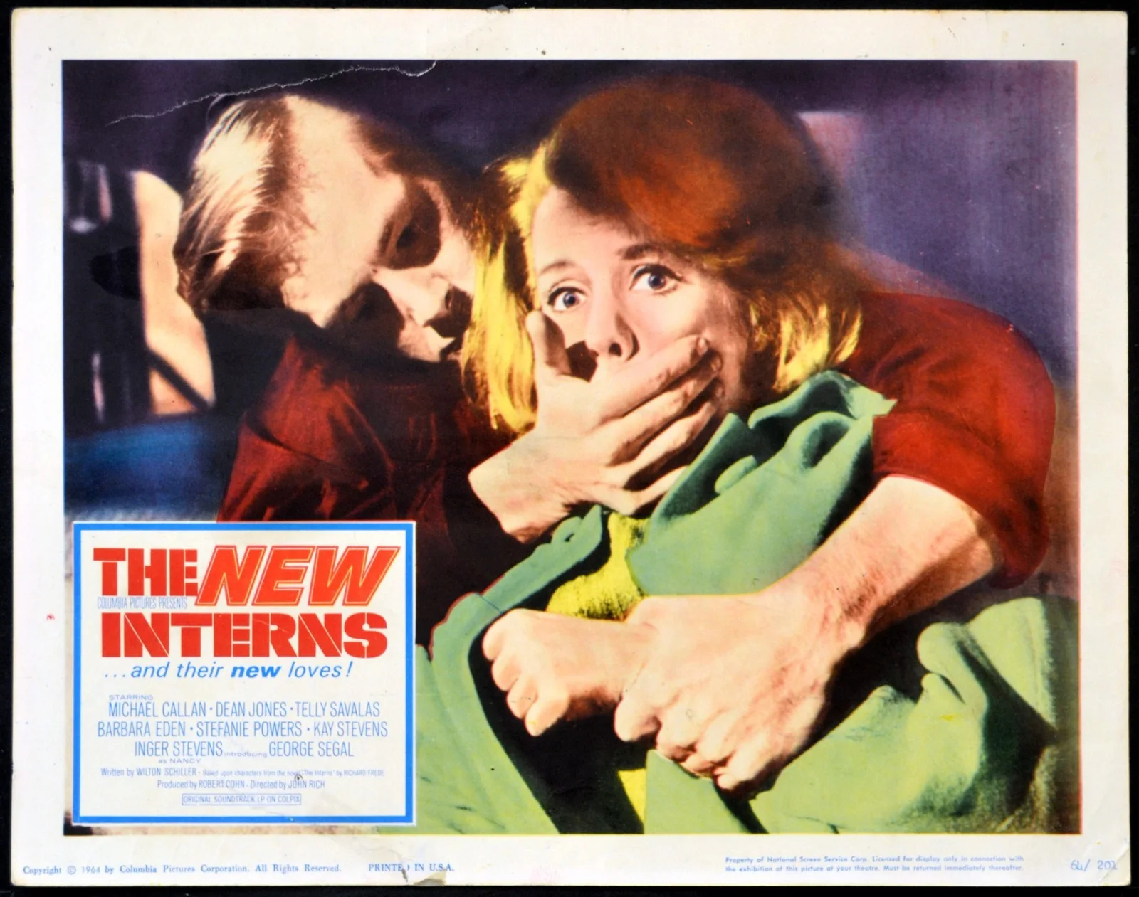 NEW INTERNS 1964 George Segal, Stefanie Powers, Inger Stevens 5 LOBBY CARDS, изображение 5