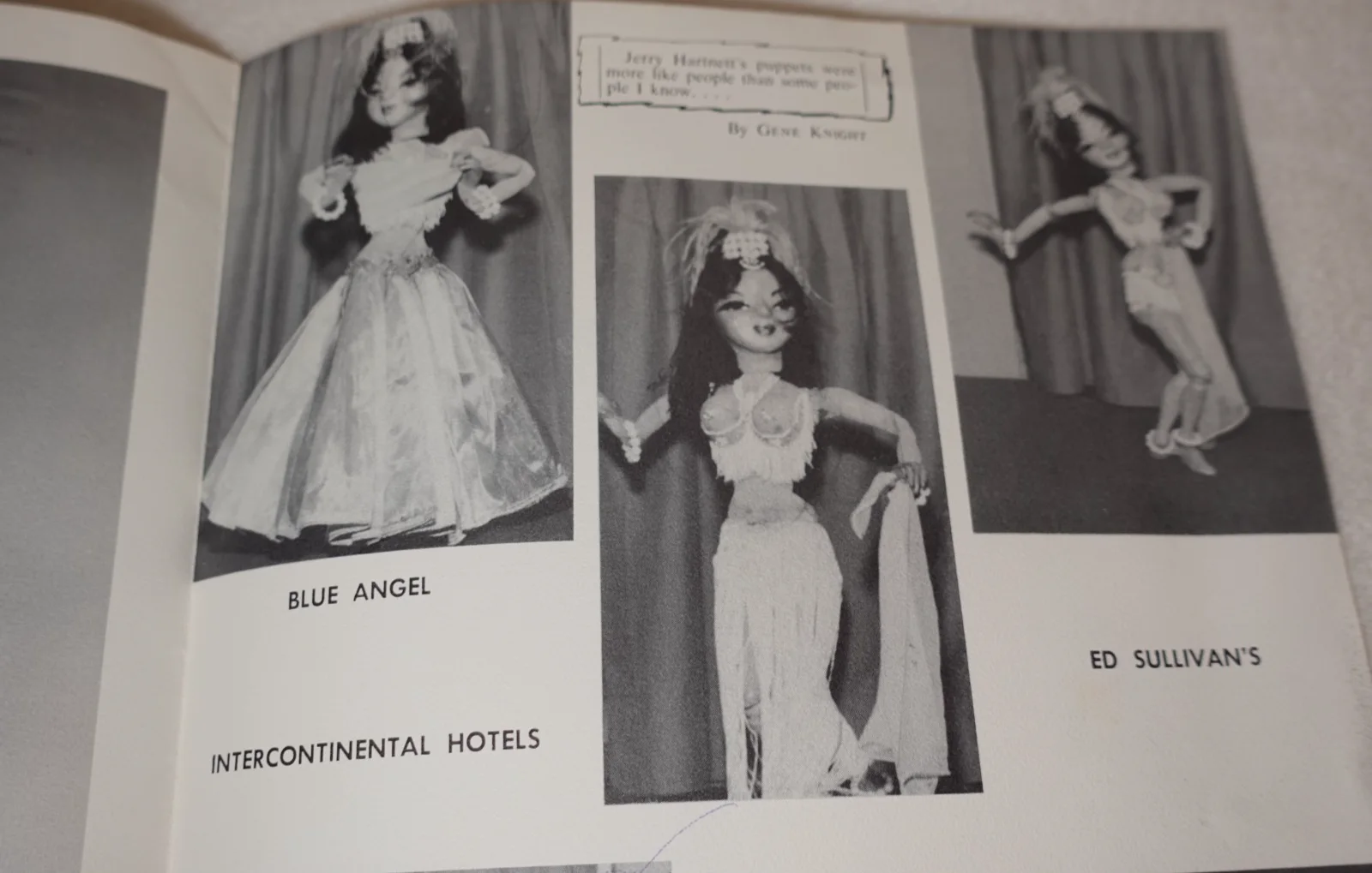 Jerry Hartnett — Jerry Hartnett SIGNED Marionette Musicale Puppets Vintage Promotional Brochure, изображение 3