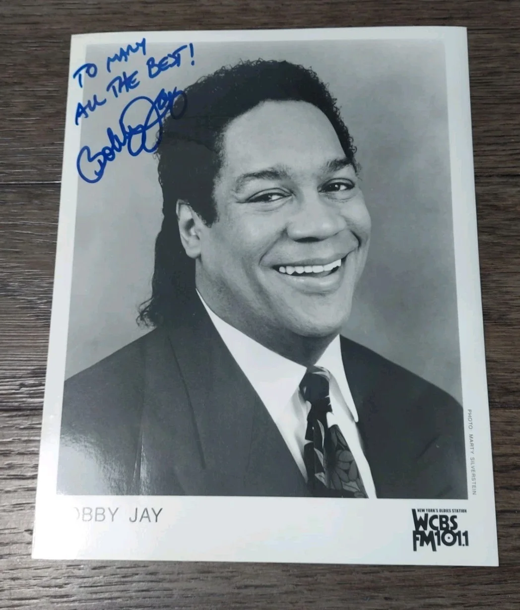 Bob Barker — Vtg autographed 8x10 photograph of radio personality Bobby Jay from WCBS-FM 101, изображение 5