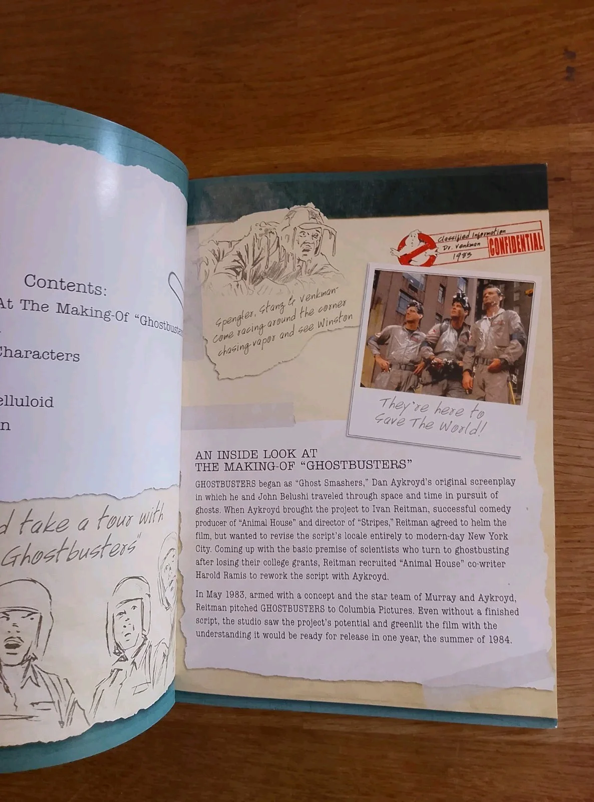 BOOKLET - Ghostbusters Movie Scrapbook Illustrated Paperback Ackroyd Murray, image 3