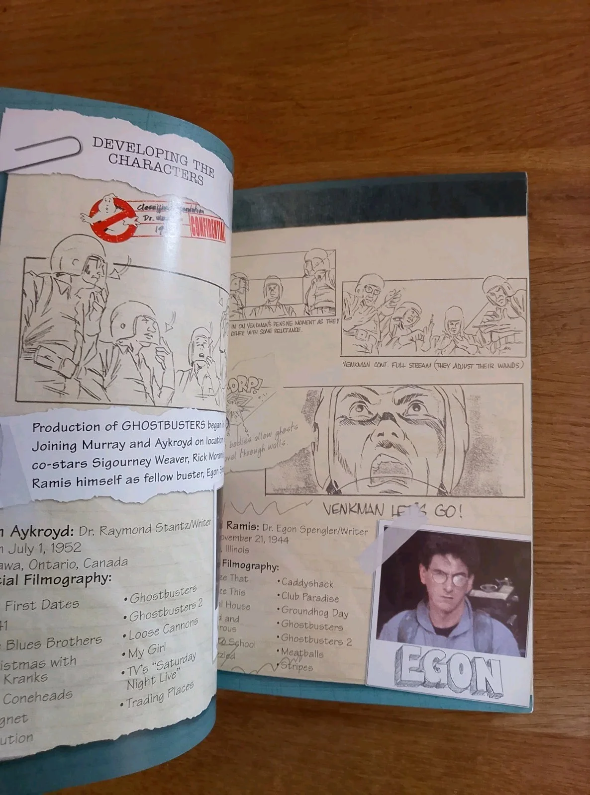 BOOKLET - Ghostbusters Movie Scrapbook Illustrated Paperback Ackroyd Murray, image 5