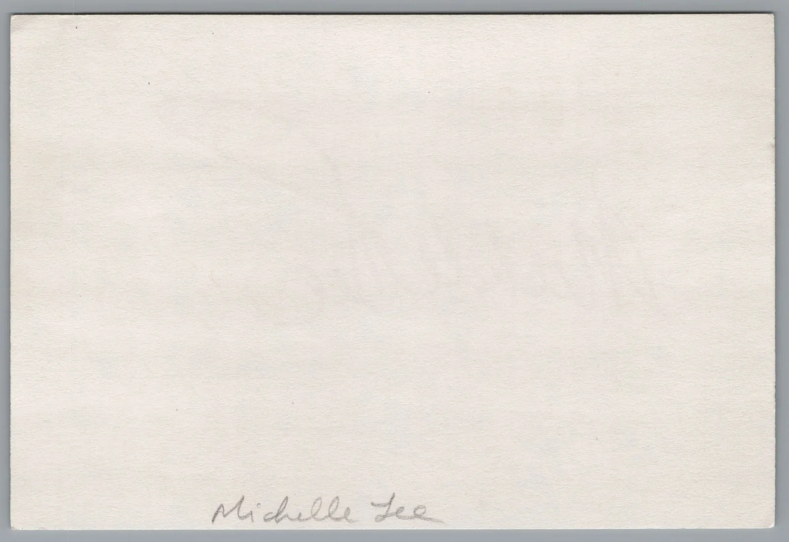 Michele Lee — Michele Lee Signed 4x6 Index Card Knots Landing Autographed, изображение 2
