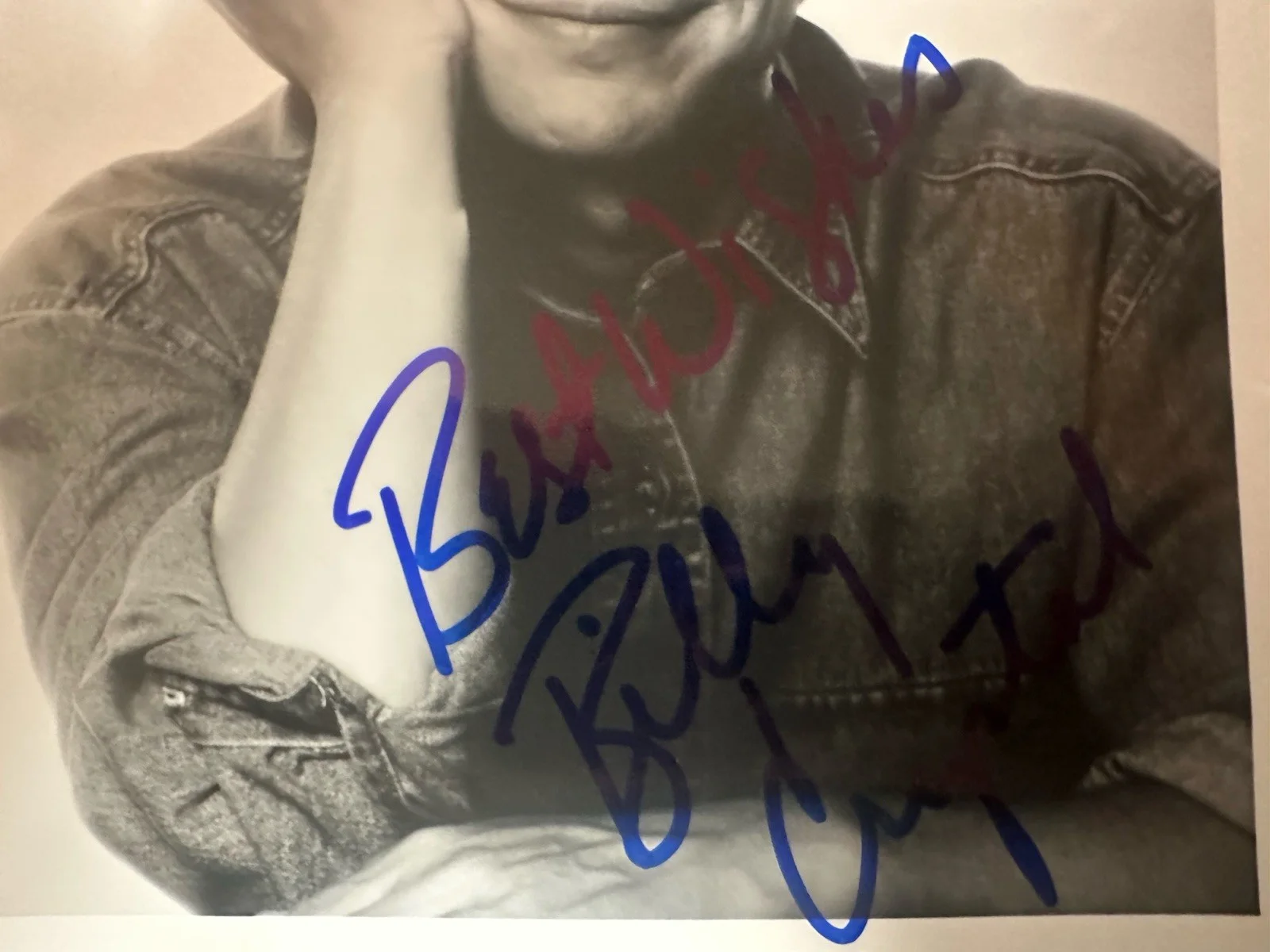 Billy Crystal Autographed 8x10 Black And White photo, image 4