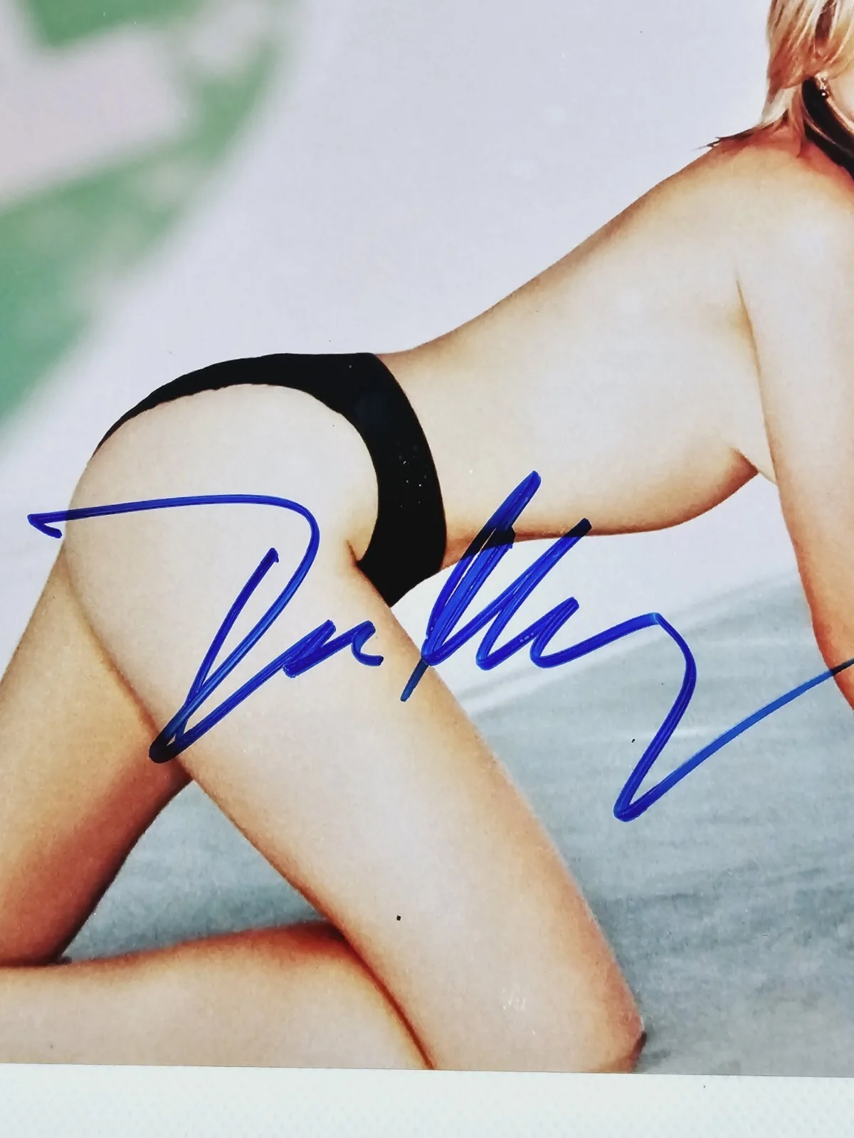 Dina Meyer — Dina Meyer Signed Autographed 8 x 10 Glossy Photo Risqué Picture w/ COA Vtg, изображение 4
