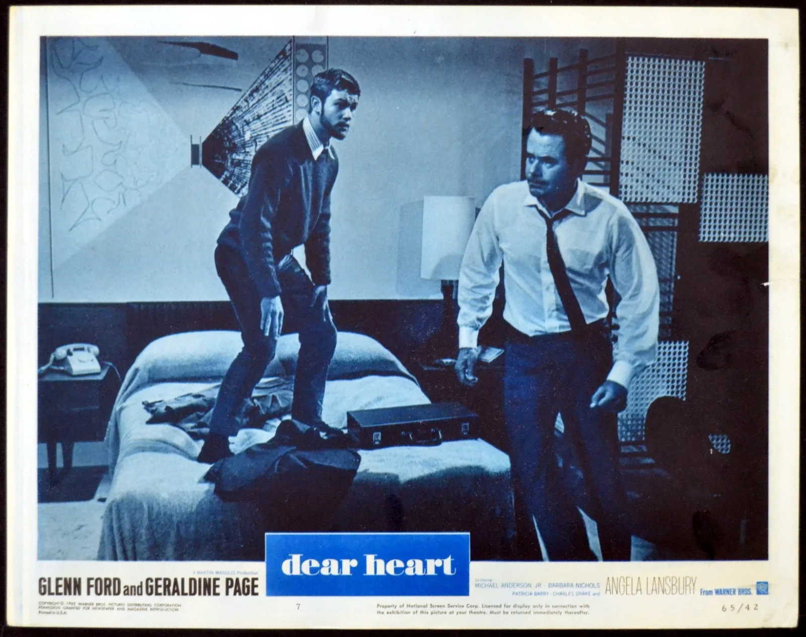 DEAR HEART 1964 Glenn Ford, Geraldine Page 2 LOBBY CARDS, image 2