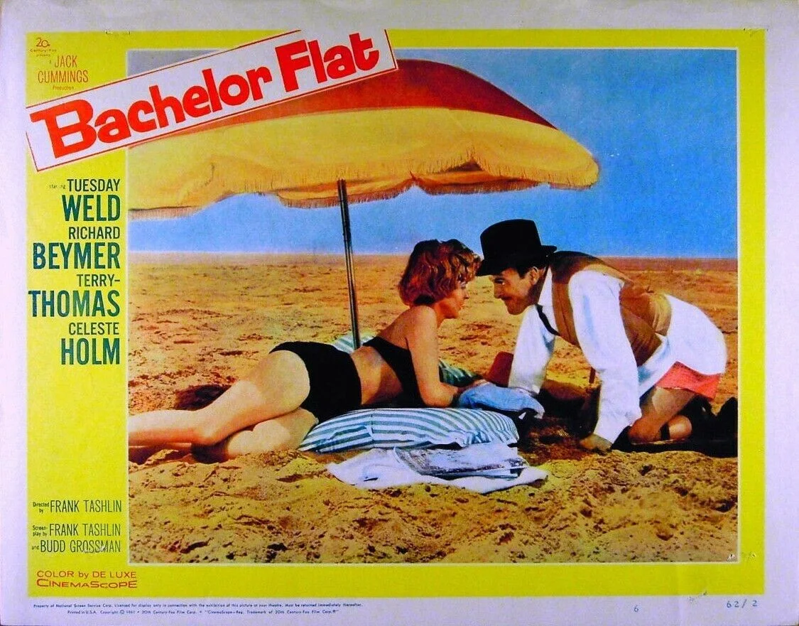 BACHELOR FLAT 1962 Tuesday Weld, Richard Beymer 2 LOBBY CARDS, изображение 2