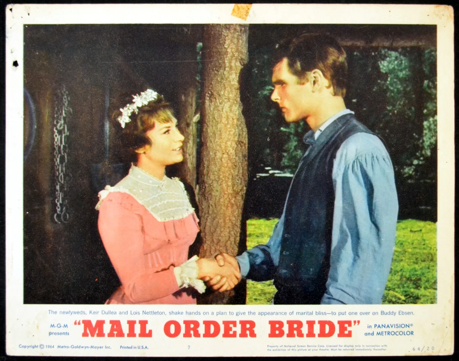 MAIL ORDER BRIDE 1964 Buddy Ebsen, Lois Nettleton, Keir Dullea 4 LOBBY CARDS, изображение 4