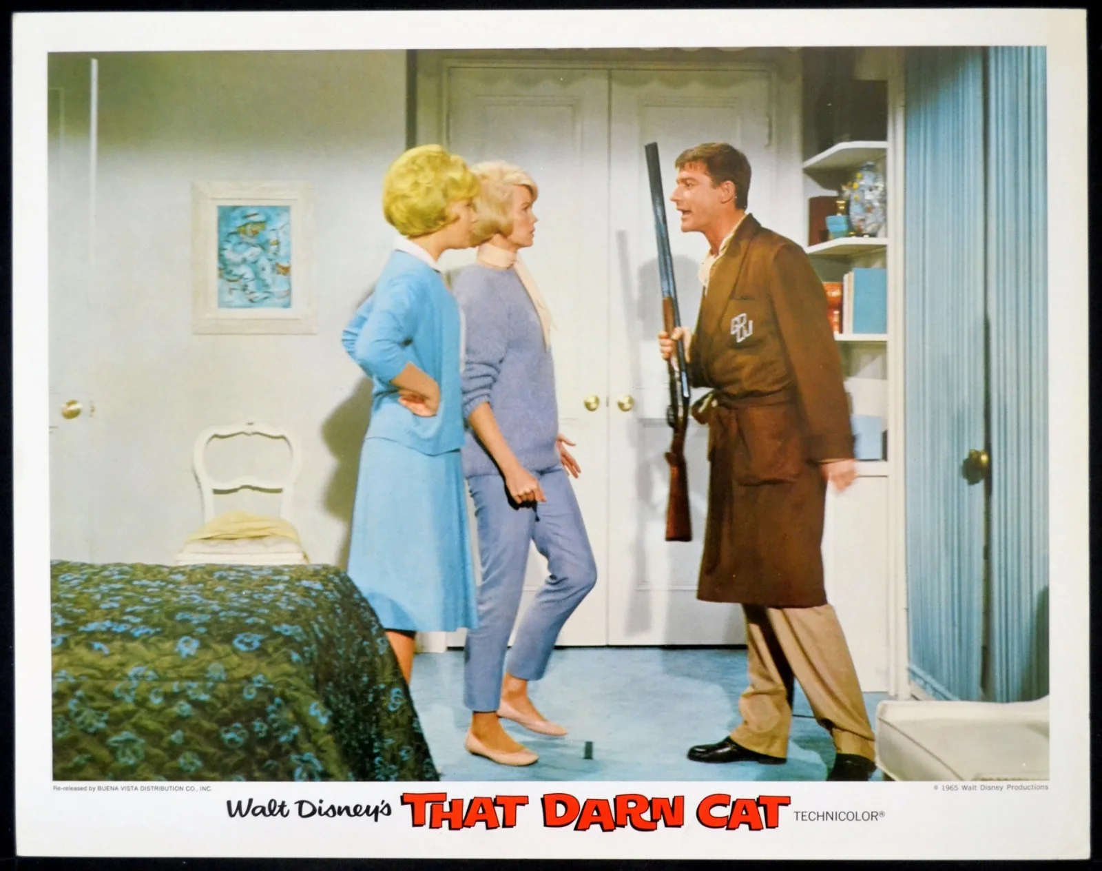 THAT DARN CAT 1965 Hayley Mills, Dean Jones, Dorothy Provine 6 LOBBY CARDS, image 2